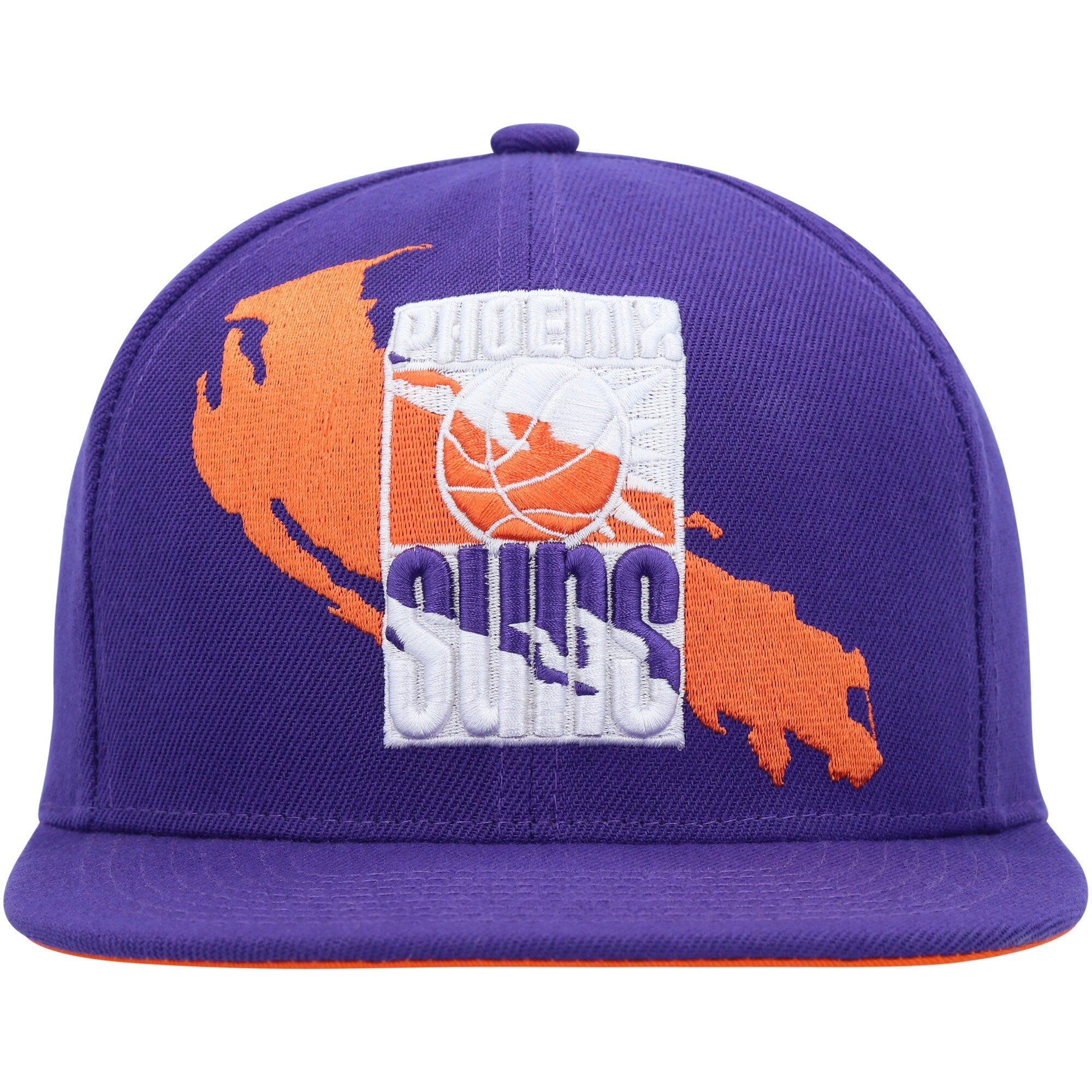 MENS MITCHELL & NESS NBA PAINT BY NUMBER SNAPBACK HWC SUNS - PURPLE