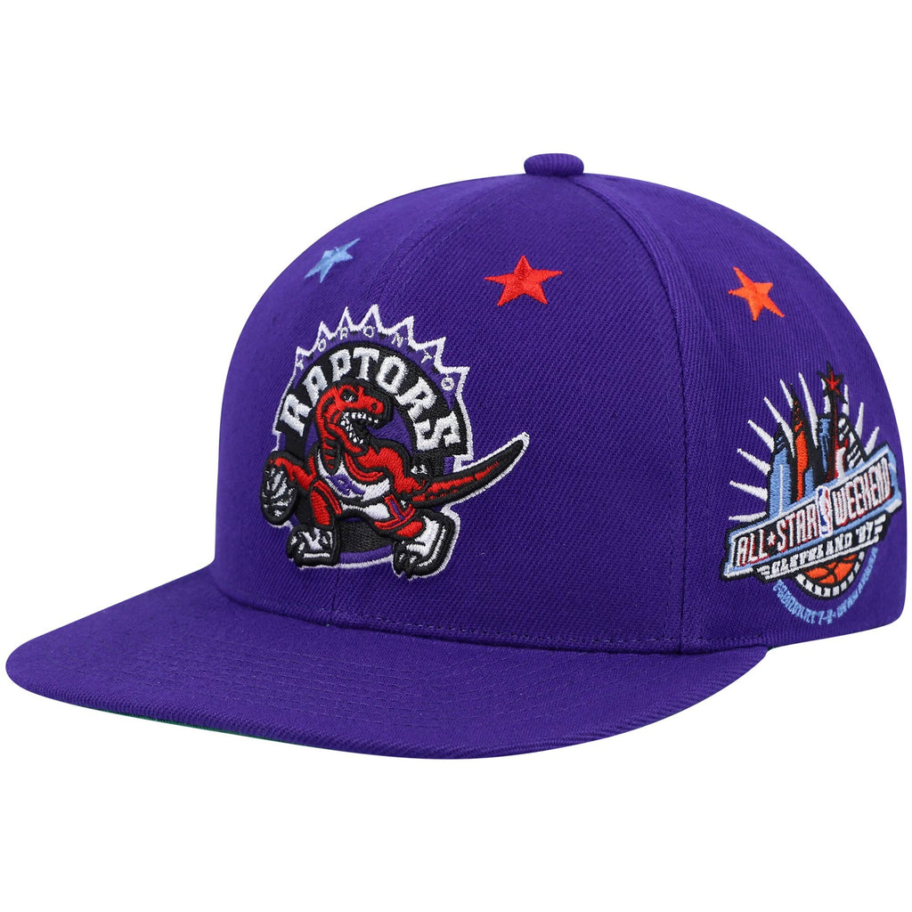 MENS MITCHELL & NESS NBA 1997 TOP STAR SNAPBACK HWC RAPTORS - PURPLE