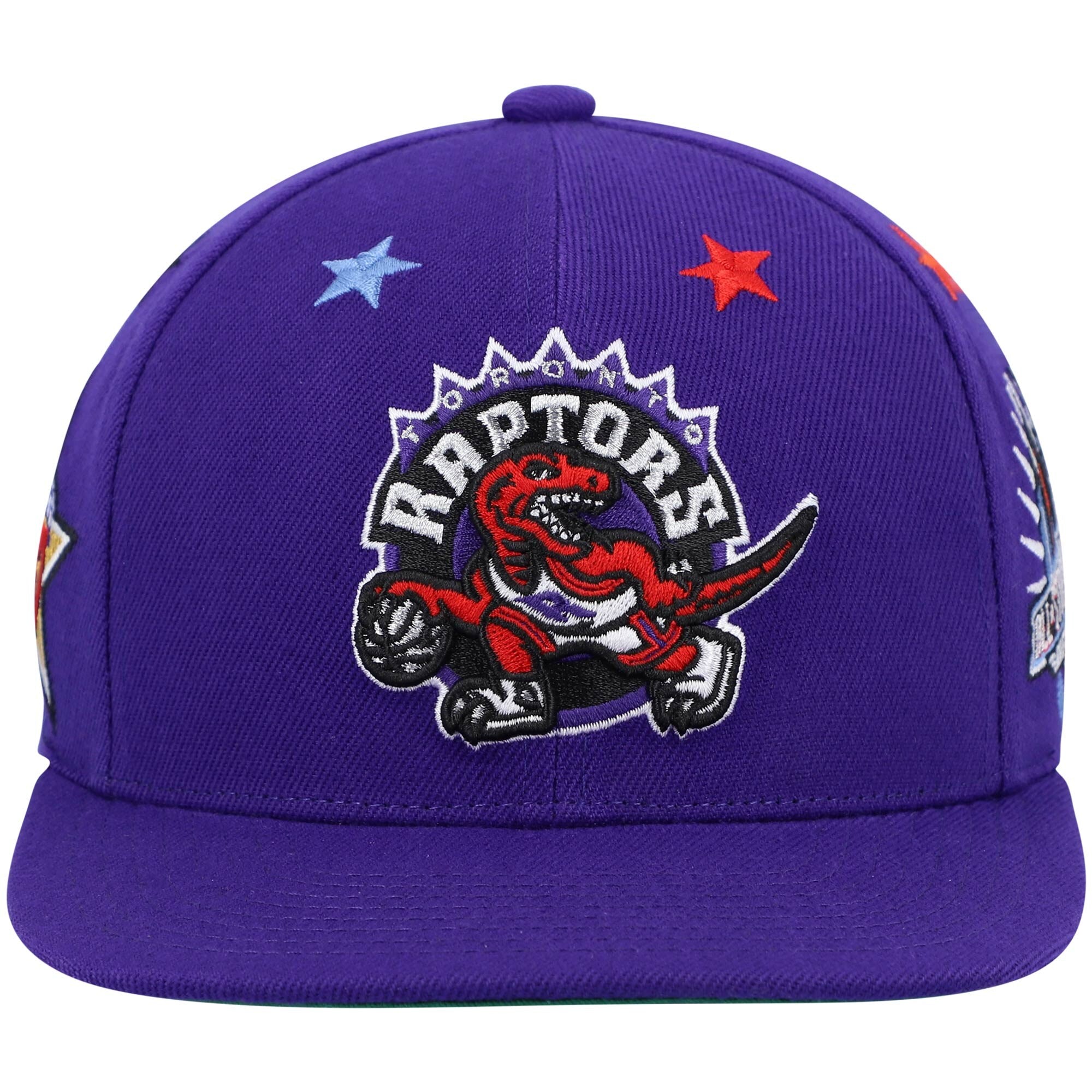 MENS MITCHELL & NESS NBA 1997 TOP STAR SNAPBACK HWC RAPTORS - PURPLE