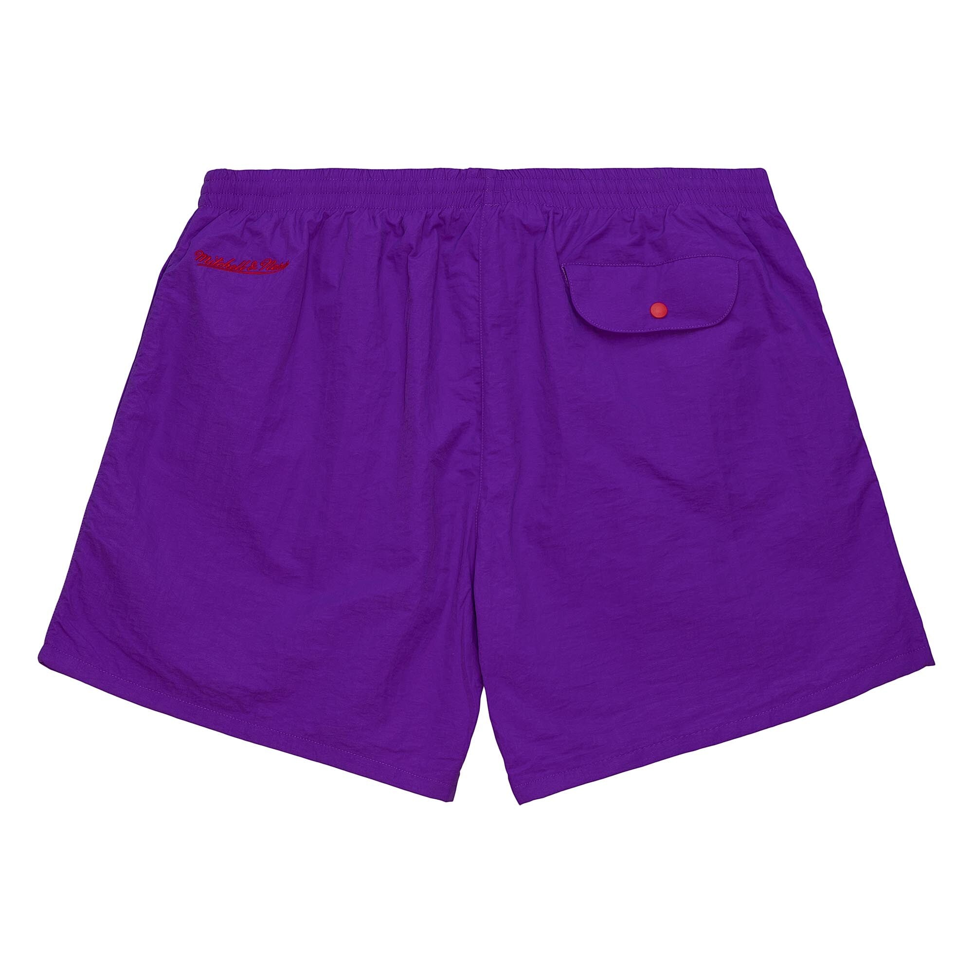 MENS MITCHELL & NESS NBA WOVEN SHORTS RAPTORS