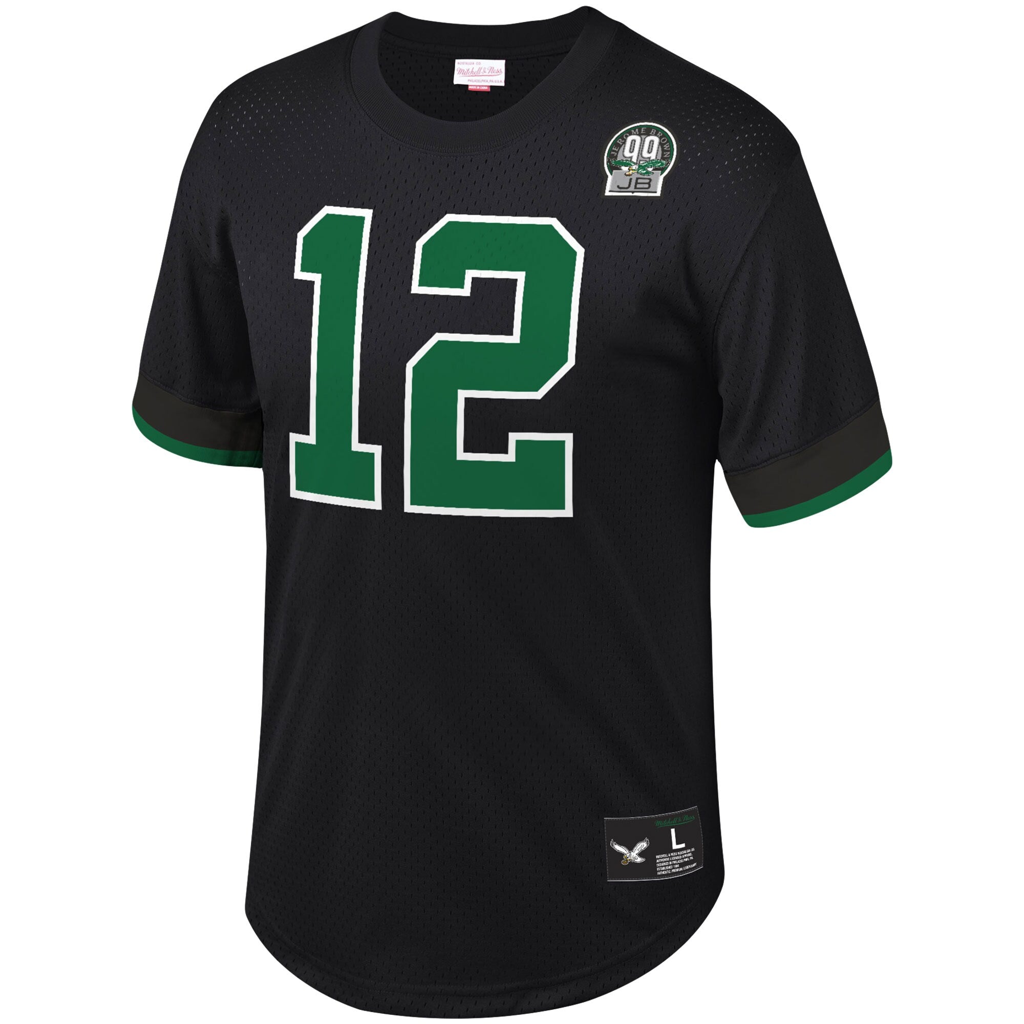 Mens Mitchell & Ness NFL N&N MESH CREWNECK EAGLES 1992 RANDALL CUNNINGHAM