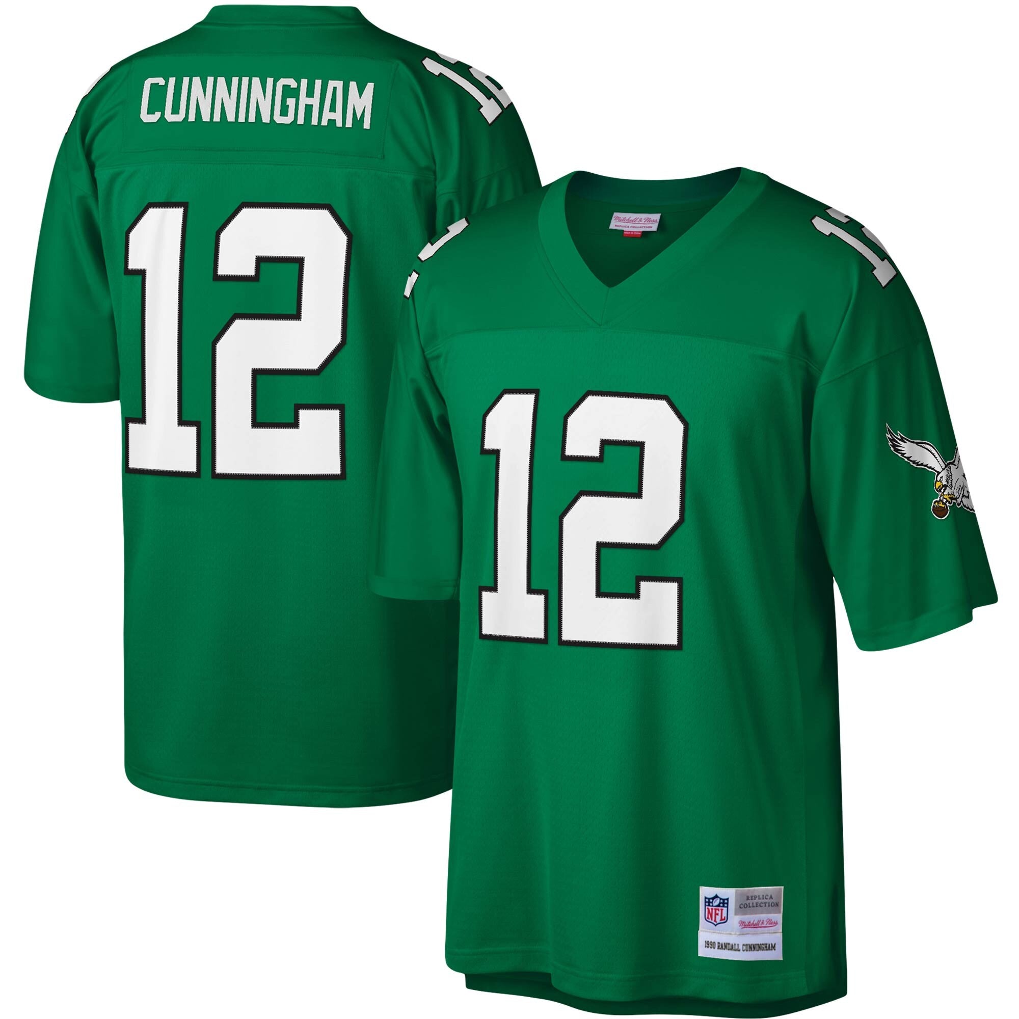 Mens Mitchell & Ness NFL LEGACY JERSEY EAGLES 1990 RANDALL CUNNINGHAM