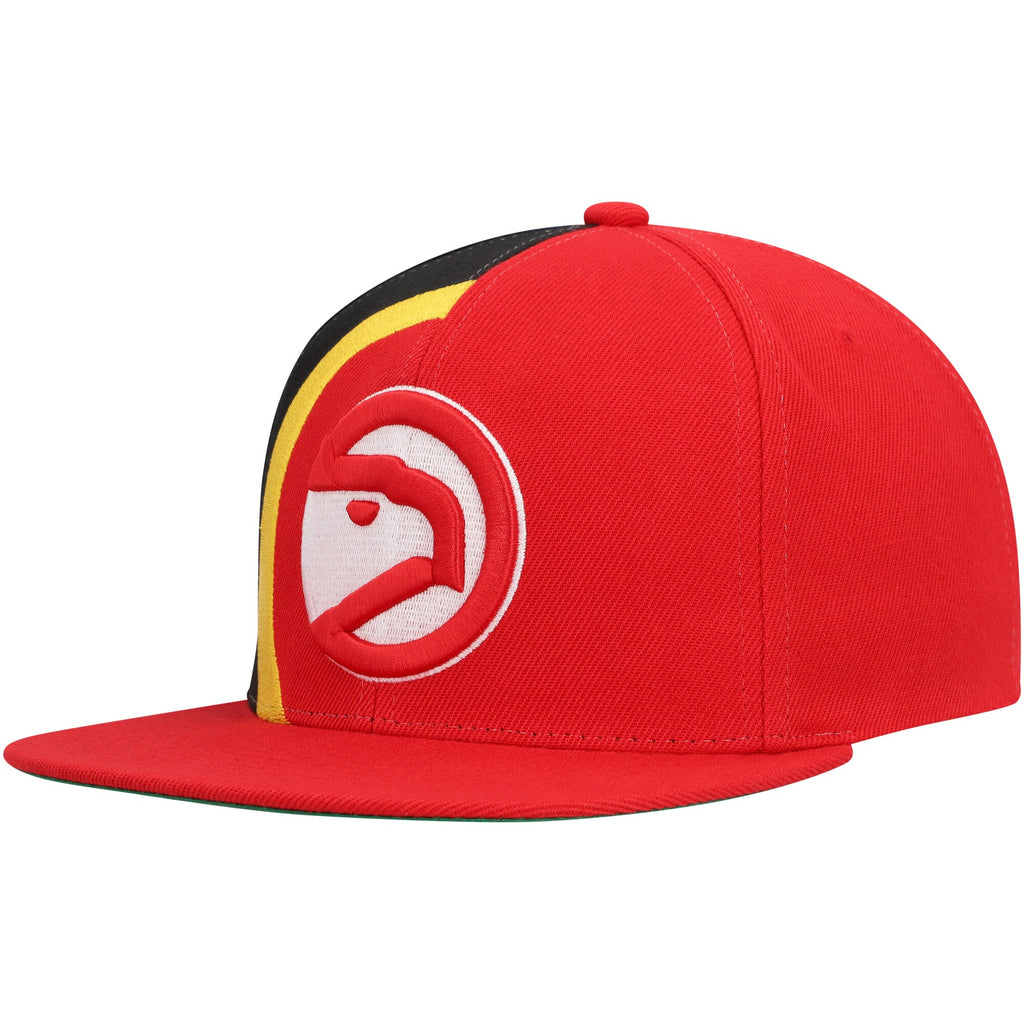 MENS MITCHELL & NESS NBA RETROLINE SNAPBACK HWC HAWKS - RED