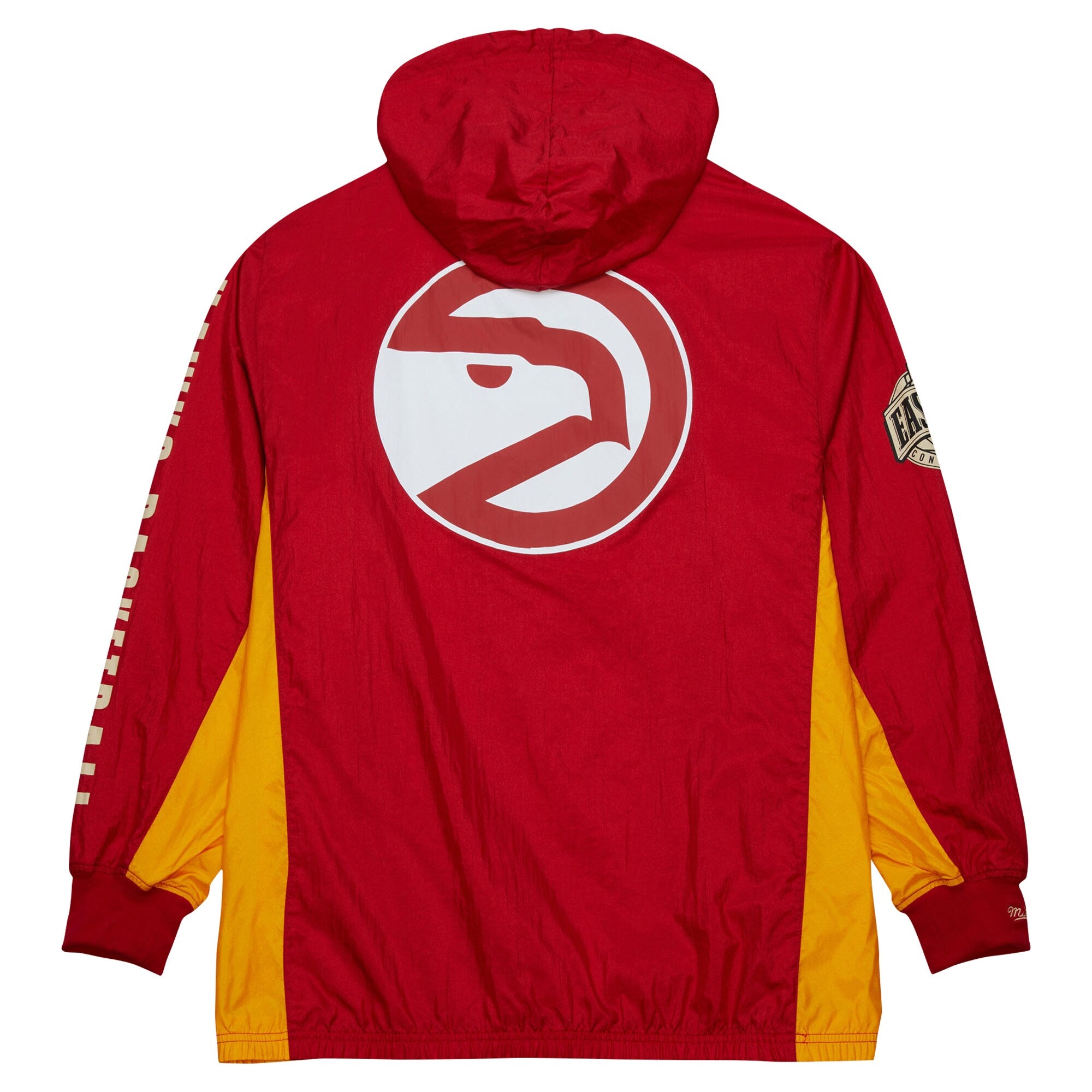 MENS MITCHELL & NESS NBA TEAM OG 2.0 ANORAK WINDBREAKER VINTAGE LOGO HAWKS
