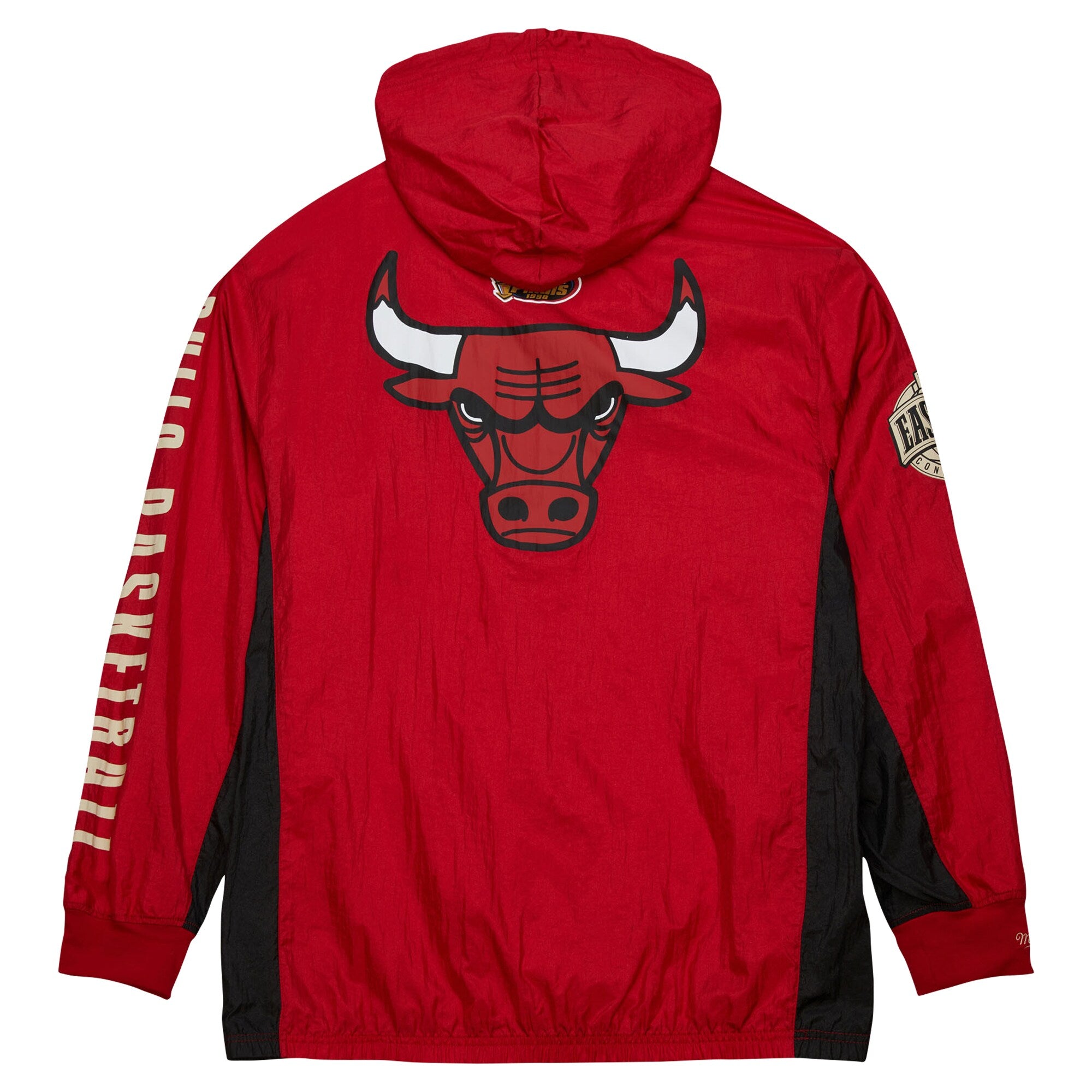 MENS MITCHELL & NESS NBA TEAM OG 2.0 ANORAK WINDBREAKER VINTAGE LOGO BULLS