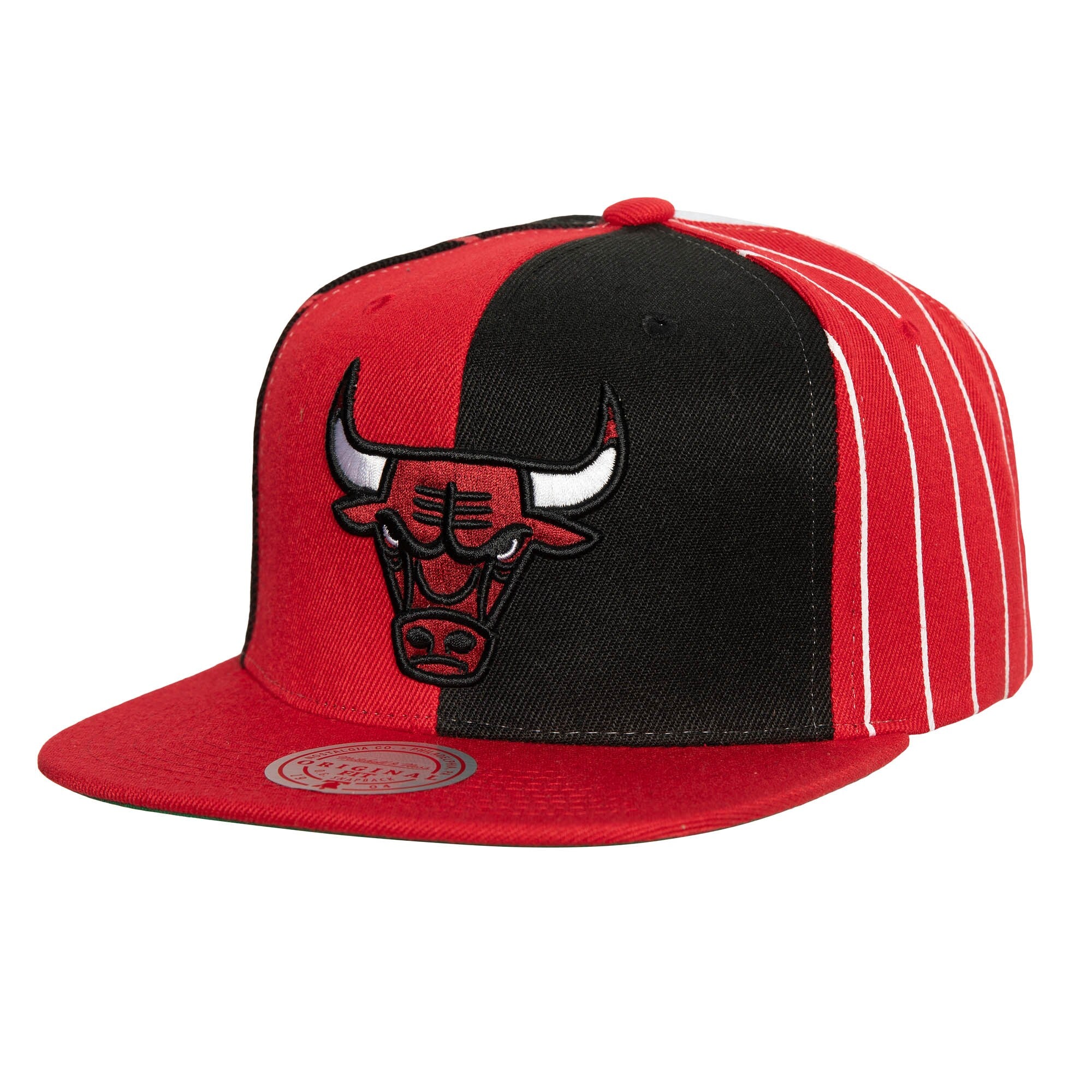 MENS MITCHELL & NESS NBA WHAT THE PINSTRIPE BULLS - RED