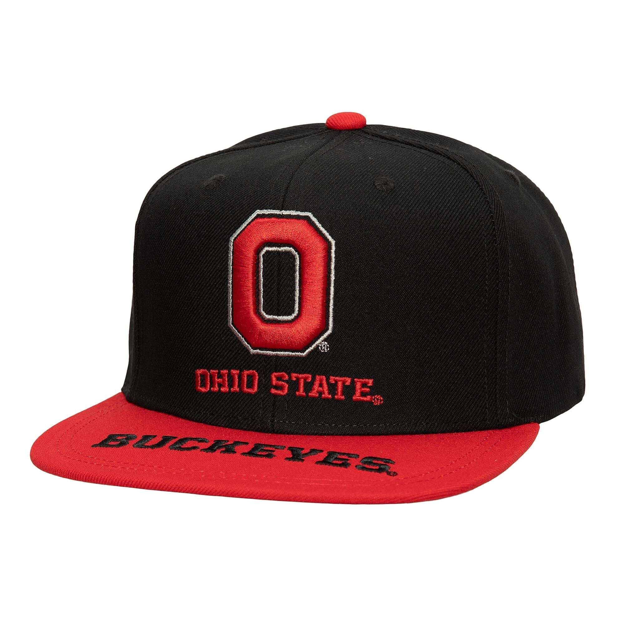 Mens Mitchell & Ness NCAA LOGO BILL SNAPBACK OHIO STATE