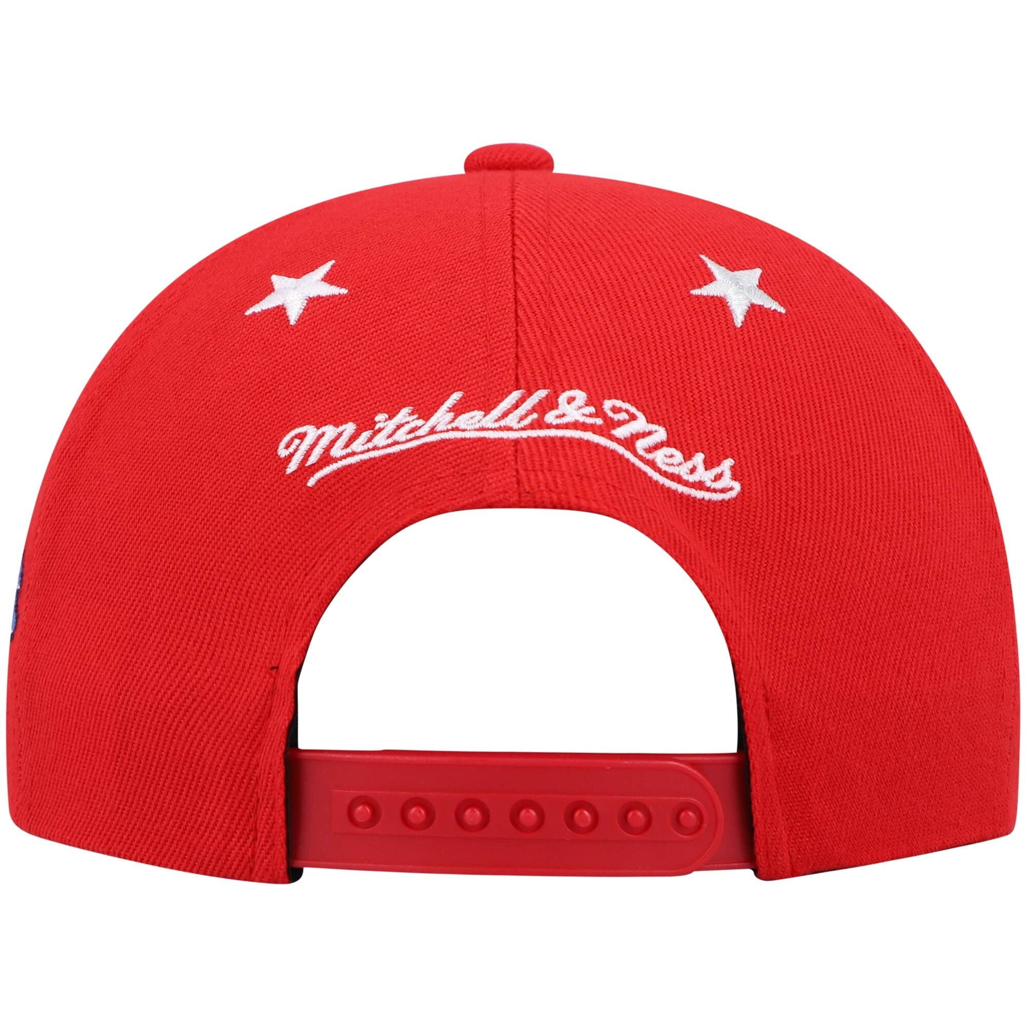 MENS MITCHELL & NESS NBA 1997 TOP STAR SNAPBACK HWC 76ERS - RED