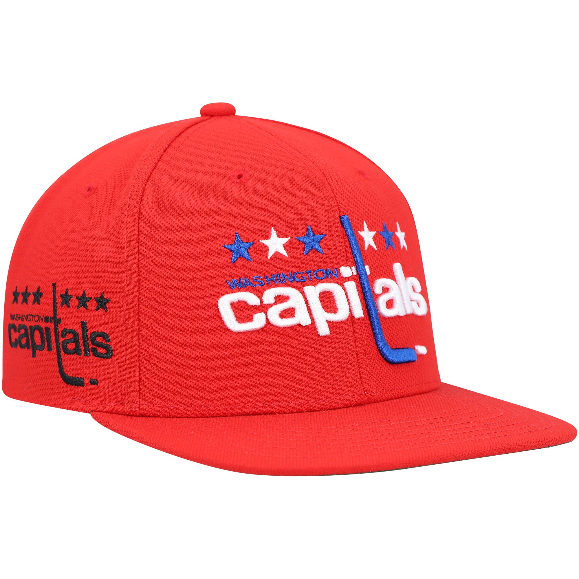 Mens Mitchell & Ness NHL ALTERNATE FLIP SNAPBACK CAPITALS