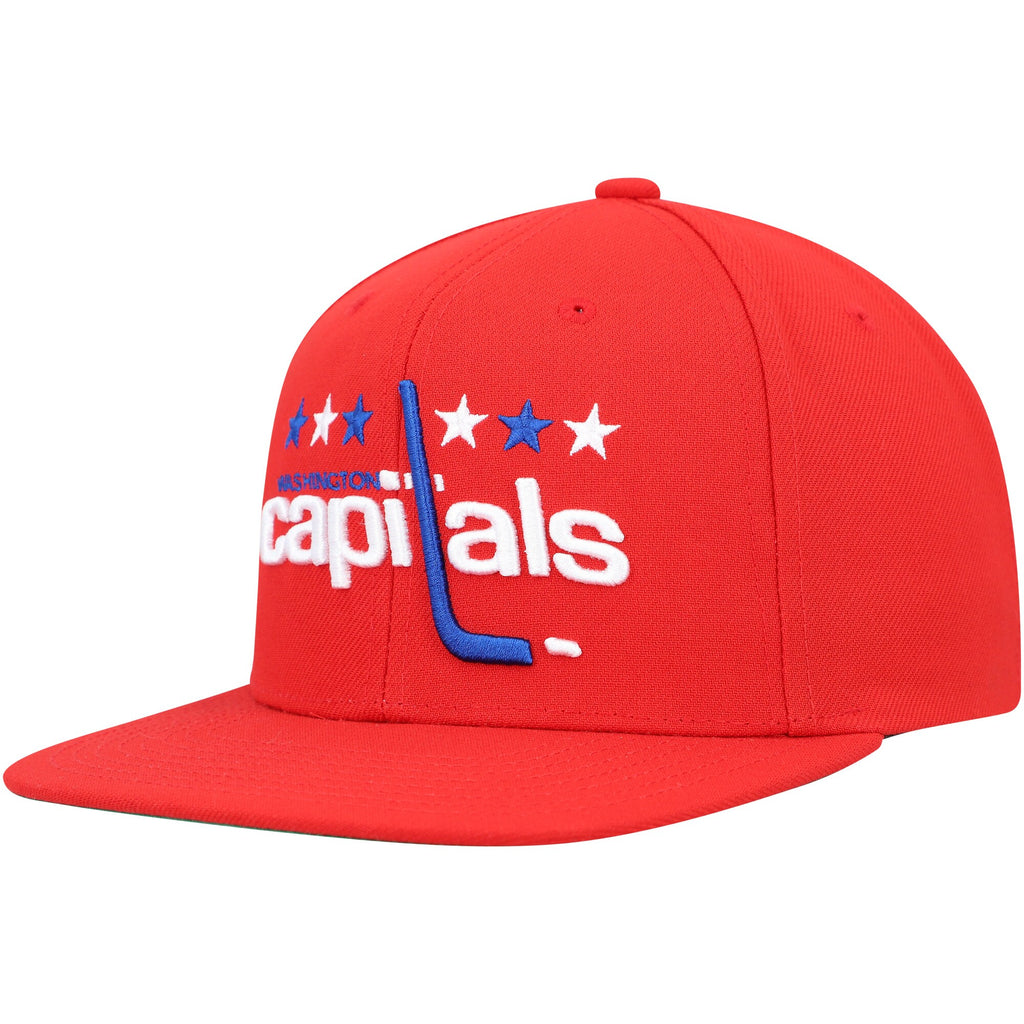 Mens Mitchell & Ness NHL ALTERNATE FLIP SNAPBACK CAPITALS