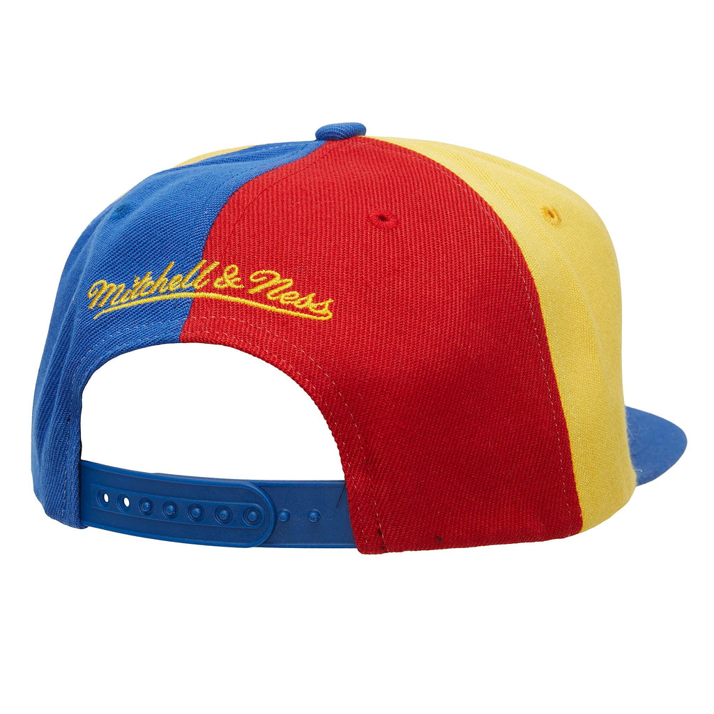Mens MITCHELL & NESS NBA PINWHEEL SNAPBACK HWC NUGGETS