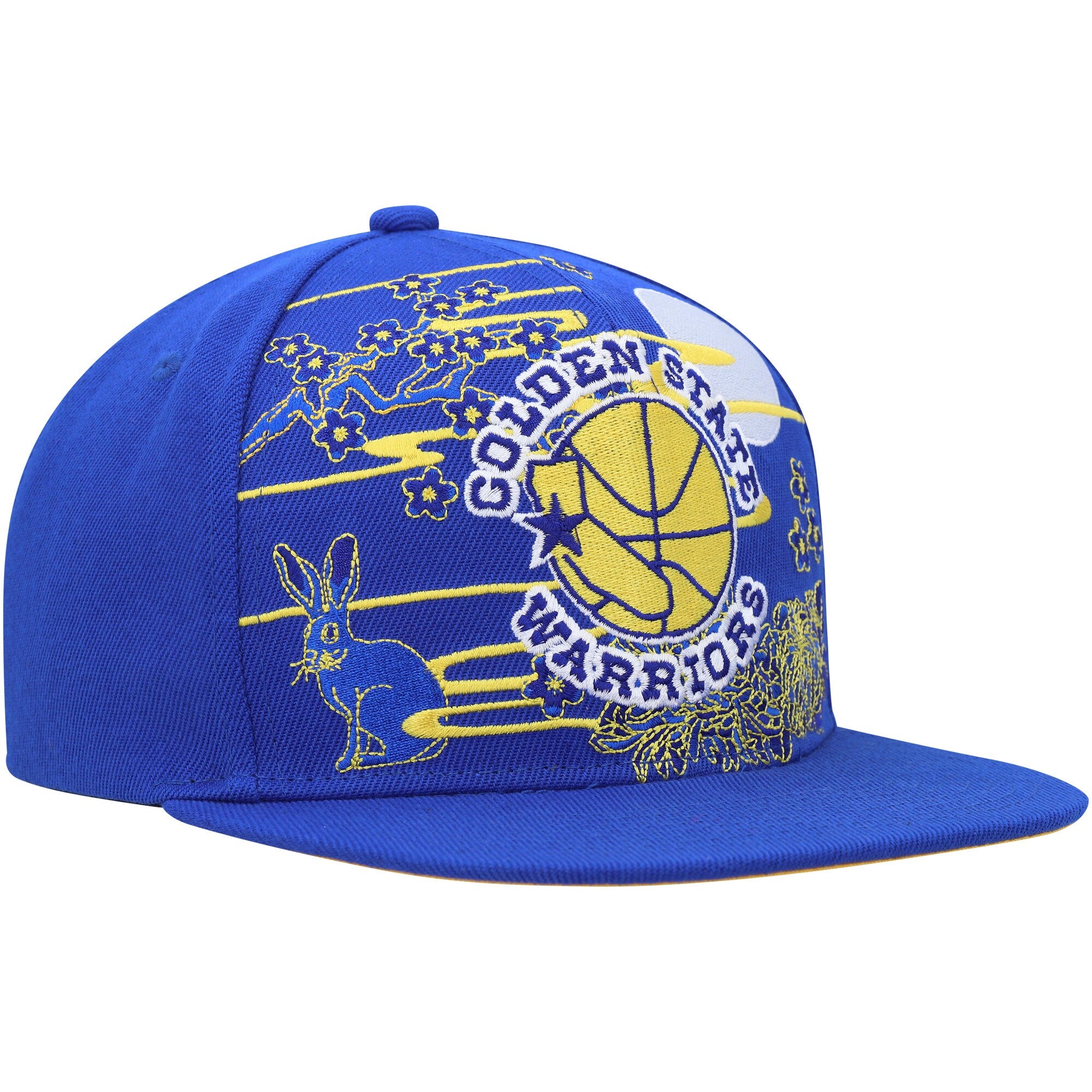 MENS MITCHELL & NESS NBA AH SNAPBACK HWC WARRIORS - BLUE