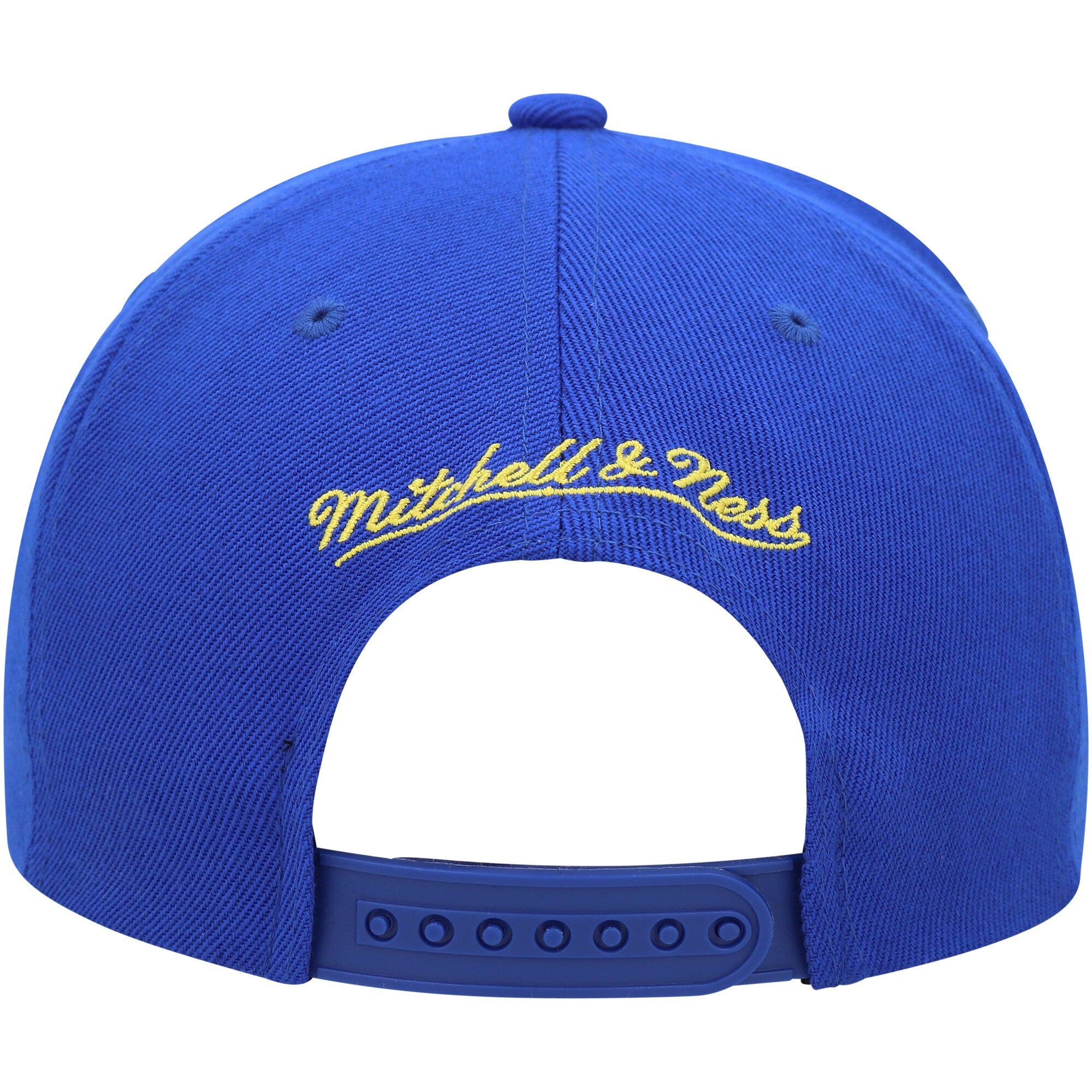 MENS MITCHELL & NESS NBA PAINT BY NUMBER SNAPBACK HWC WARRIORS - BLUE