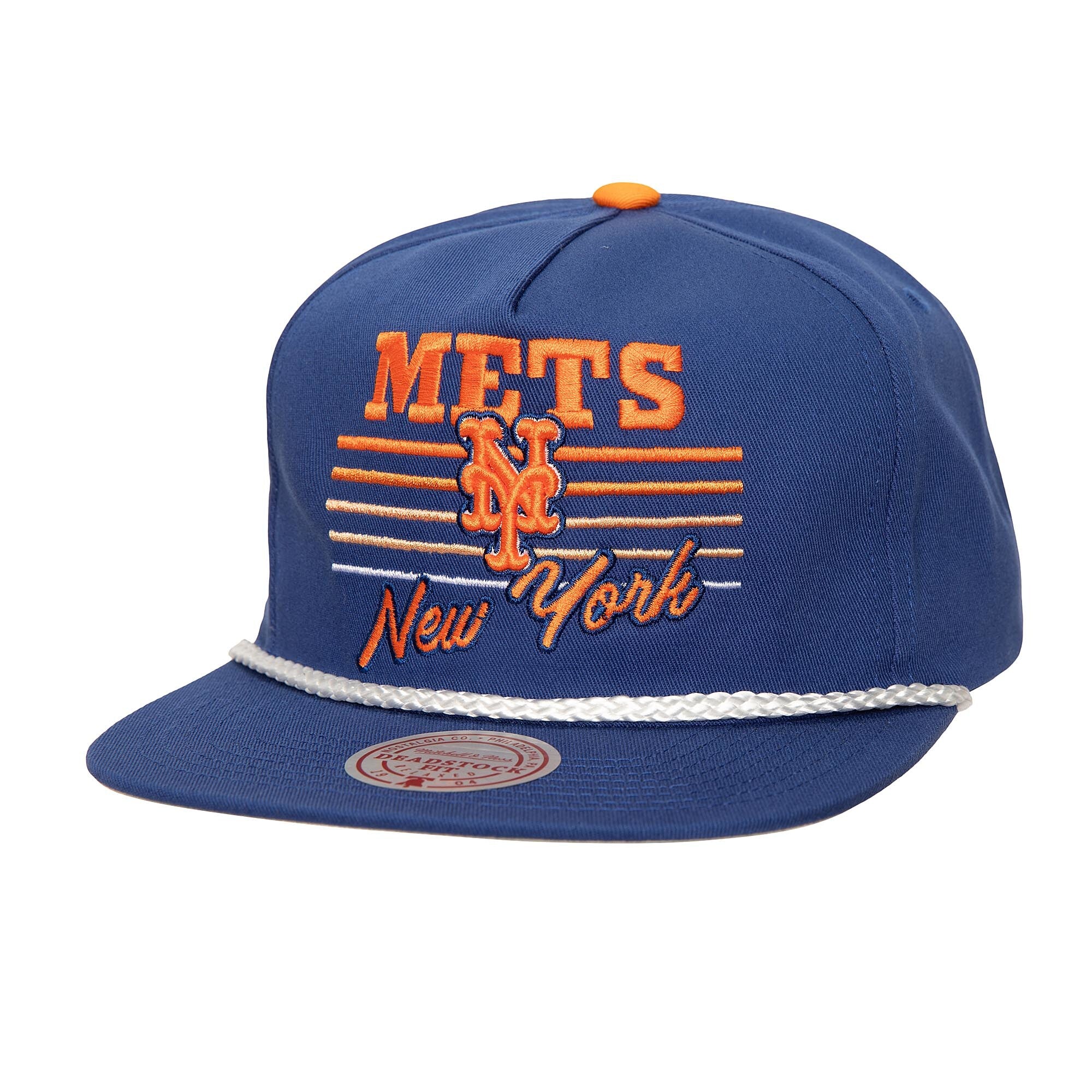Mens Mitchell & Ness MLB RADIANT LINES DEADSTOCK SNAPBACK METS