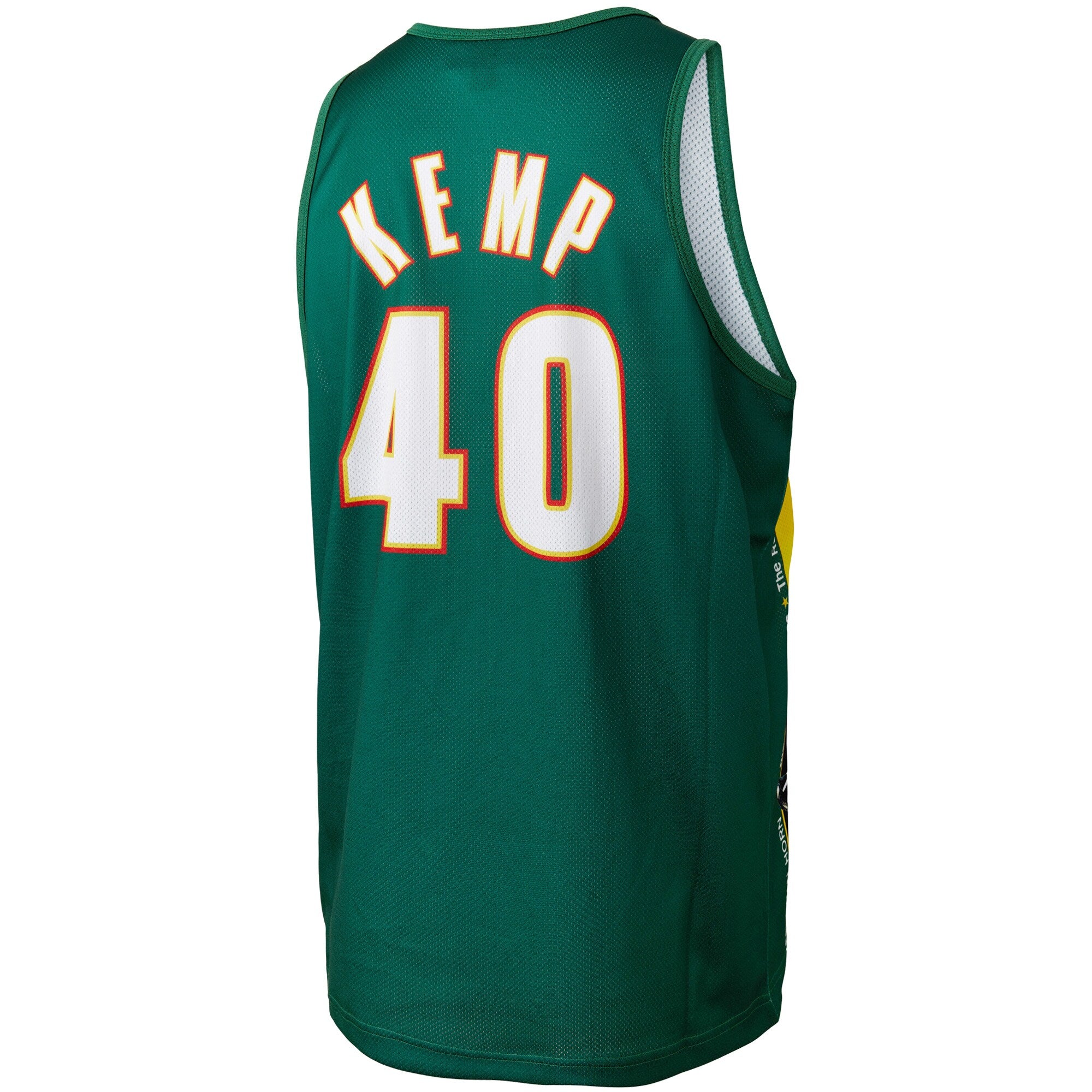 MENS MITCHELL & NESS SLAM SUBLIMATED TANK SUPERSONICS SHAWN KEMP