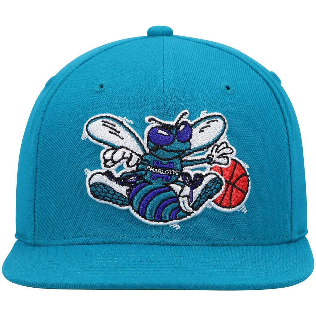 Mens Mitchell & Ness NBA TEAM GROUND 2.0 FITTED HWC HORNETS