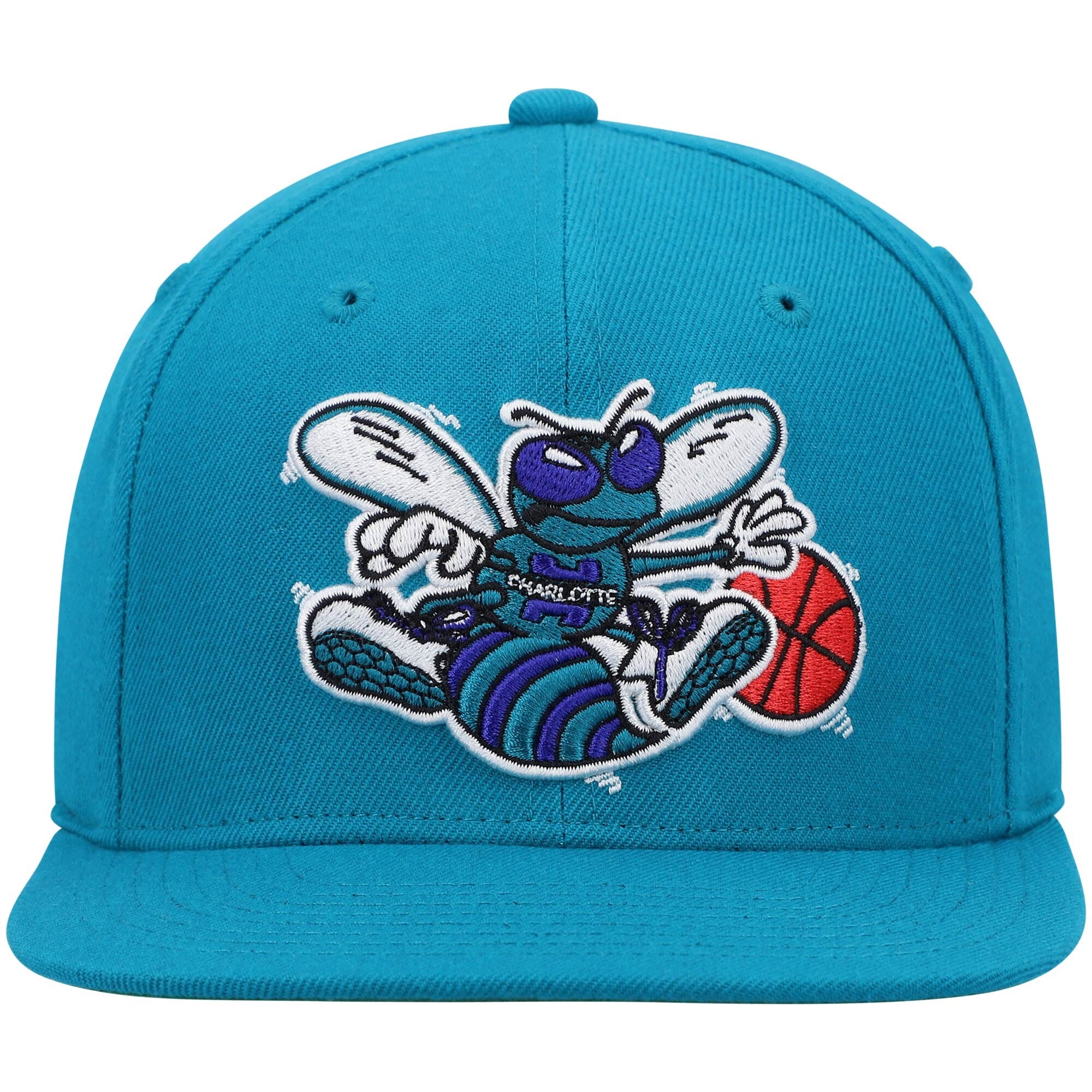 Mens Mitchell & Ness NBA TEAM GROUND 2.0 FITTED HWC HORNETS