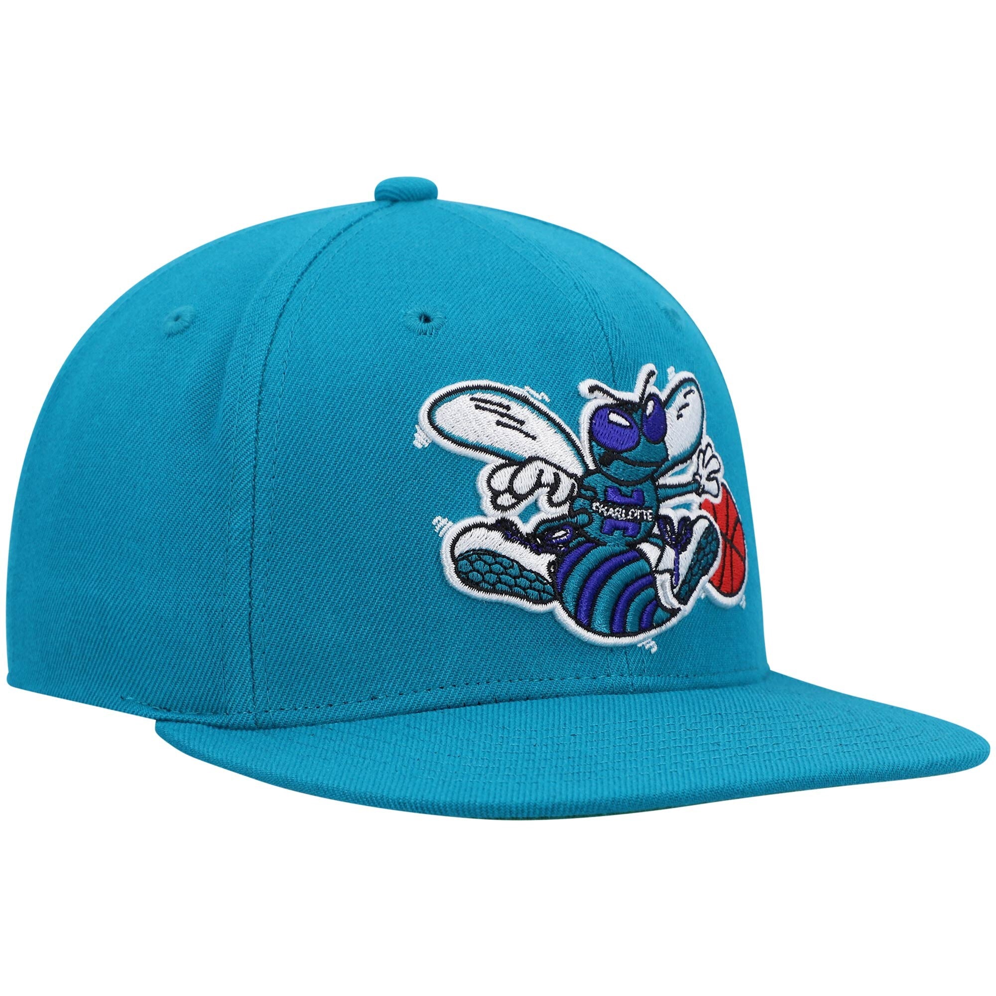 Mens Mitchell & Ness NBA TEAM GROUND 2.0 FITTED HWC HORNETS