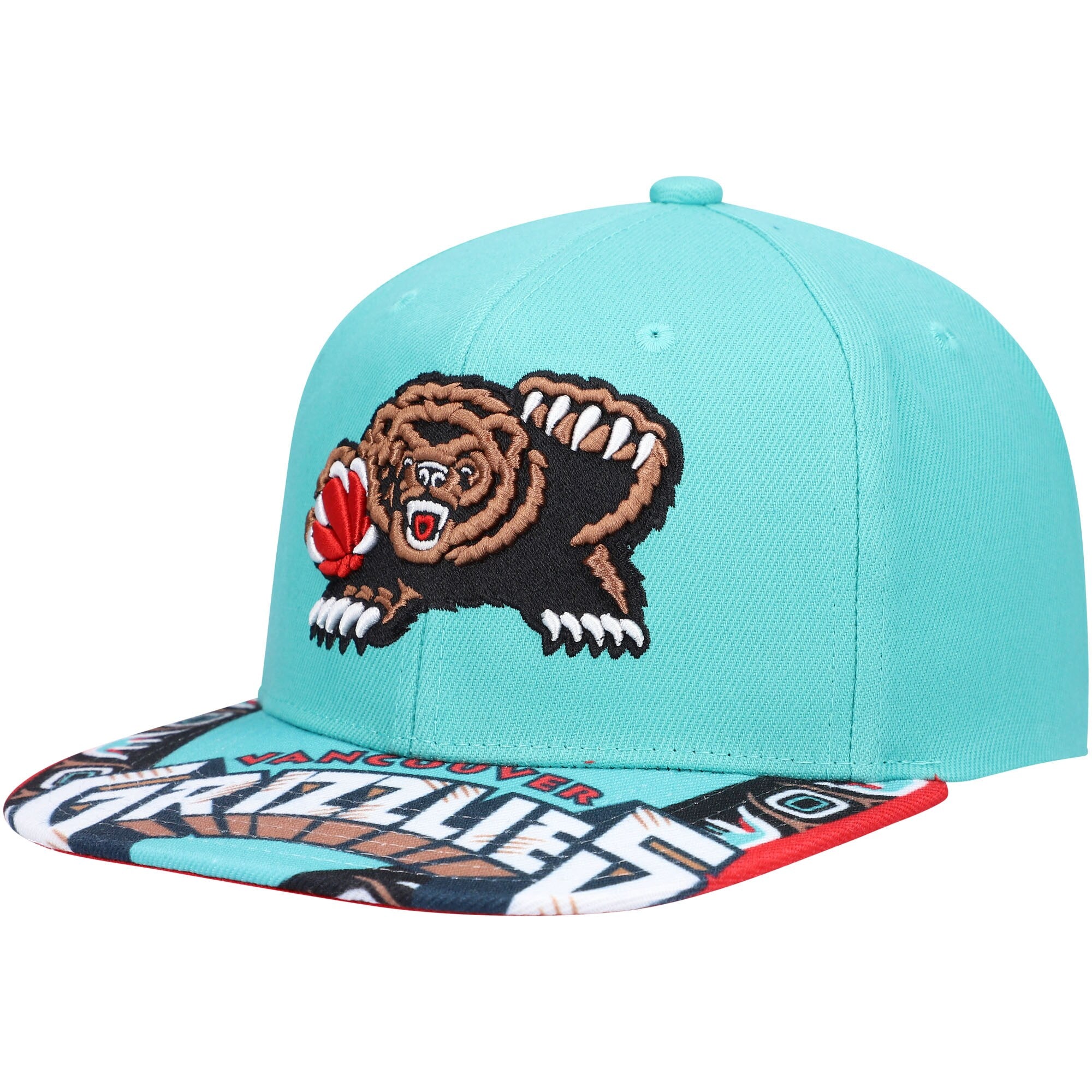 MENS MITCHELL & NESS NBA SWINGMAN POP SNAPBACK HWC GRIZZLIES - TEAL
