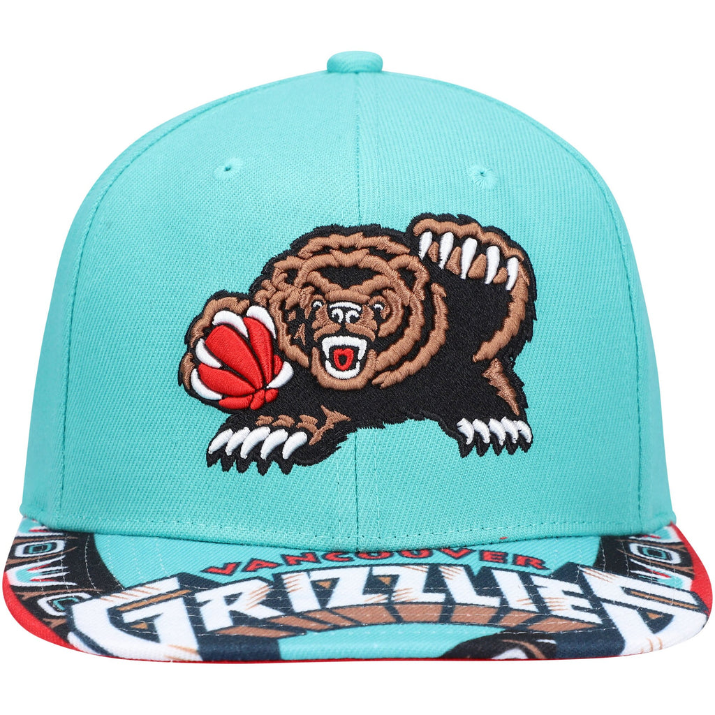 MENS MITCHELL & NESS NBA SWINGMAN POP SNAPBACK HWC GRIZZLIES - TEAL