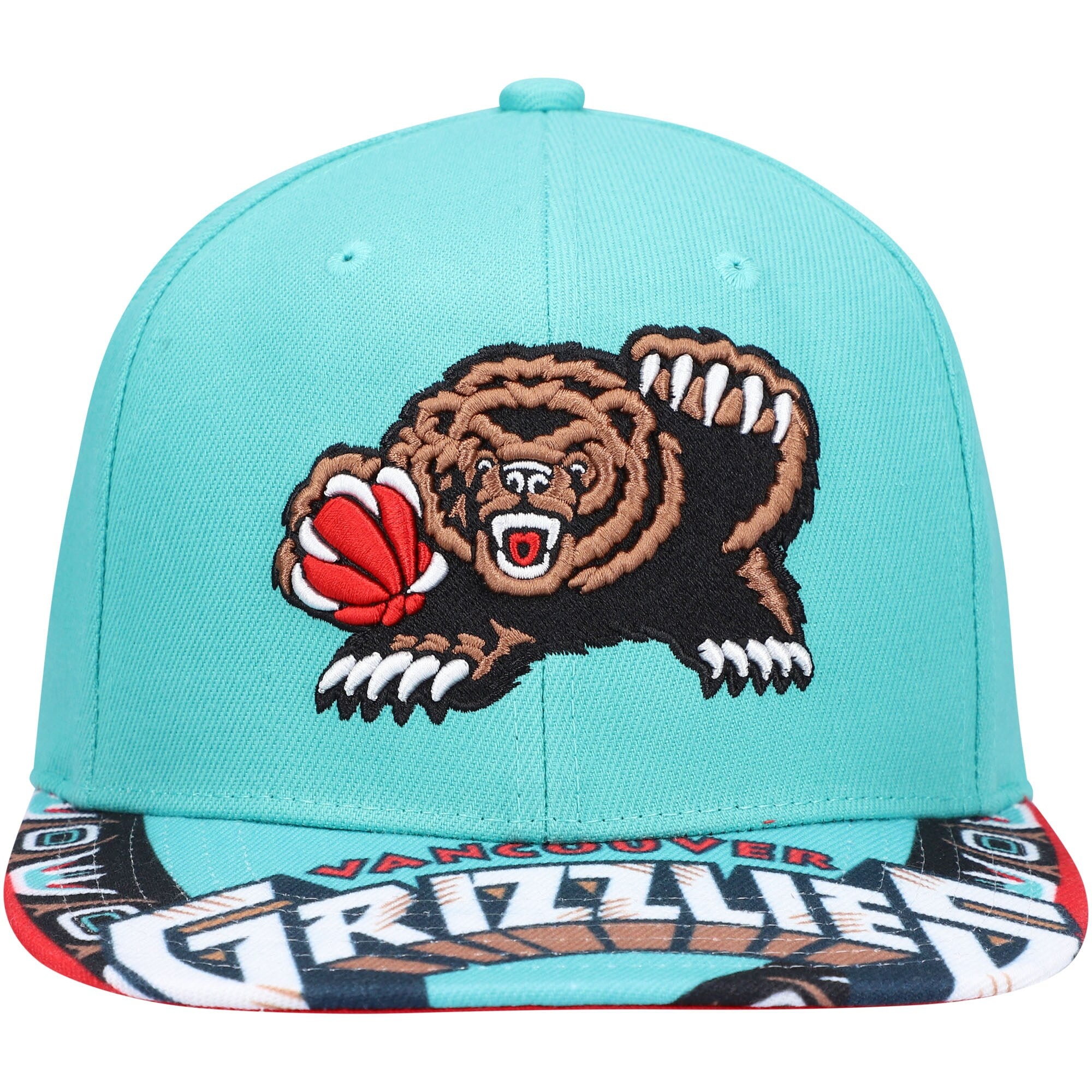 MENS MITCHELL & NESS NBA SWINGMAN POP SNAPBACK HWC GRIZZLIES - TEAL
