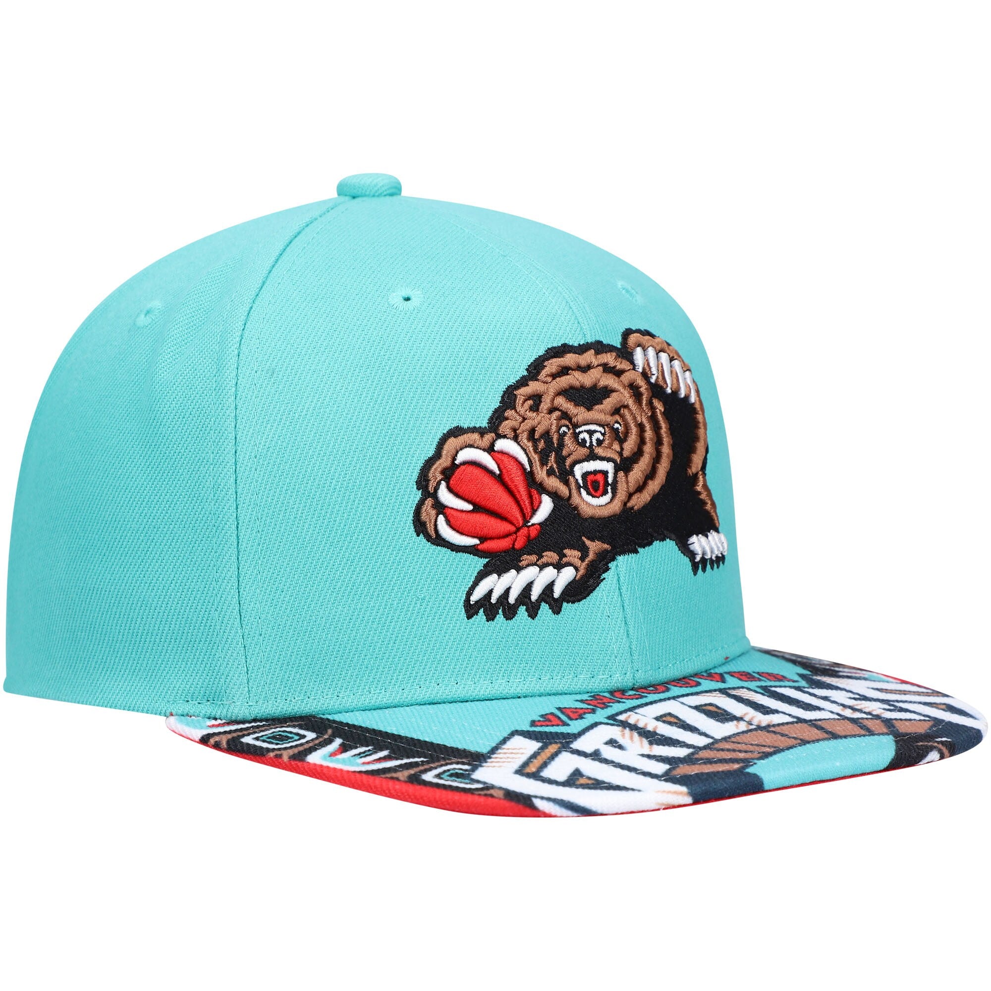 MENS MITCHELL & NESS NBA SWINGMAN POP SNAPBACK HWC GRIZZLIES - TEAL