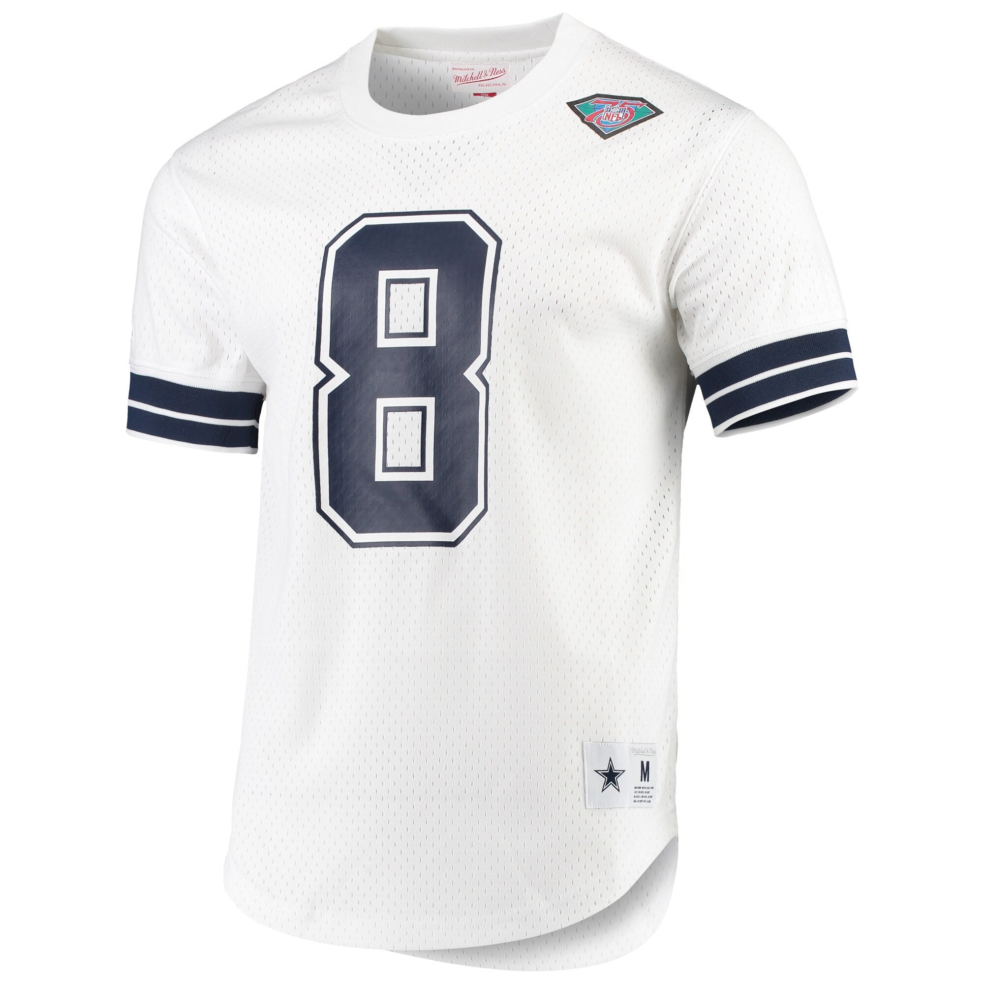 MENS MITCHELL & NESS NFL N&N MESH CREWNECK COWBOYS TROY AIKMAN