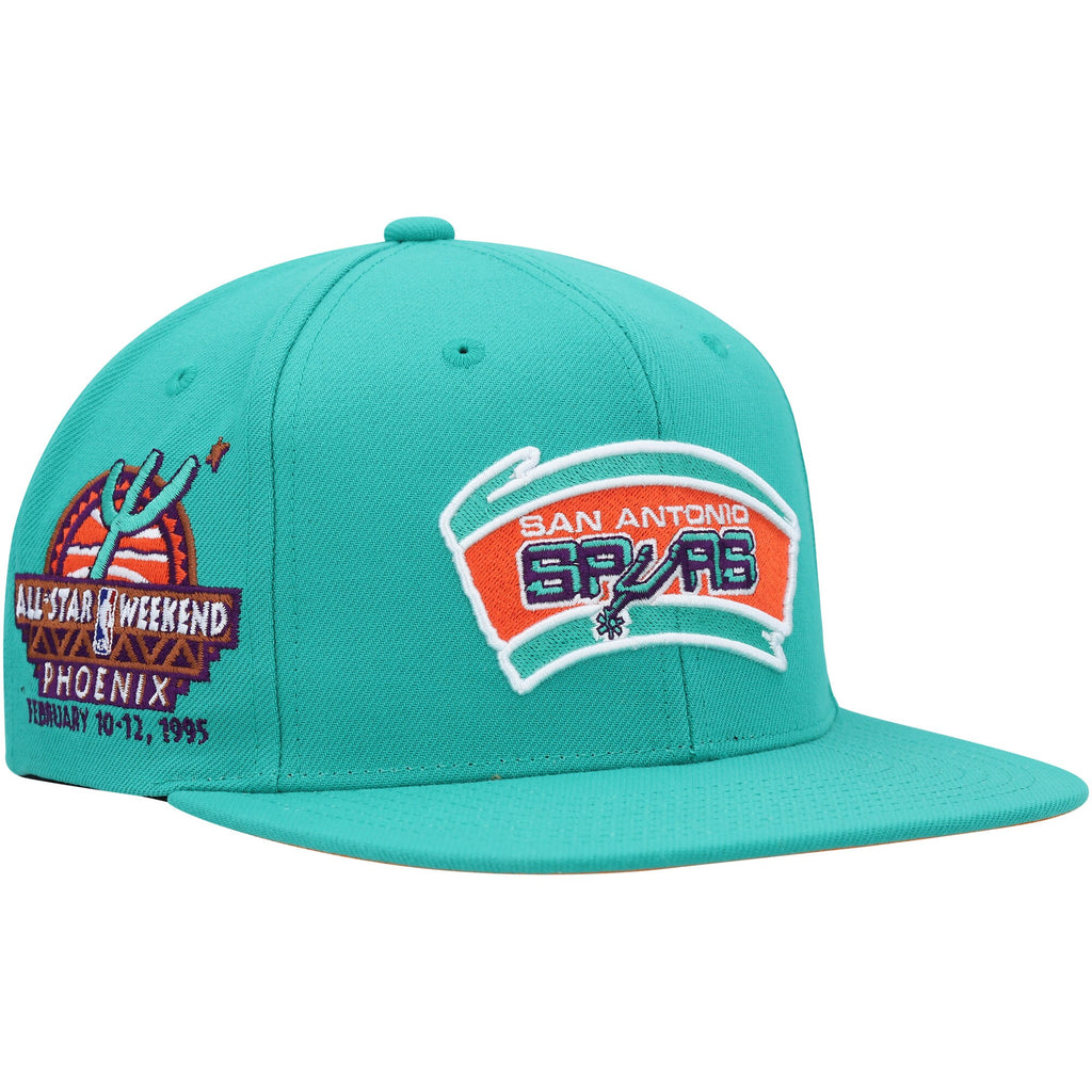 [HHSS5139-SASYYPPPTEAL] MENS NBA SAN ANTONIO SPURS DESERT GREEN SNAPBACK