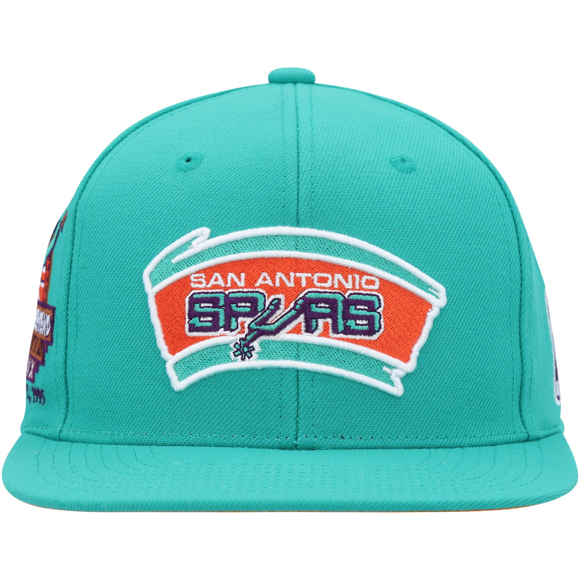 [HHSS5139-SASYYPPPTEAL] MENS NBA SAN ANTONIO SPURS DESERT GREEN SNAPBACK