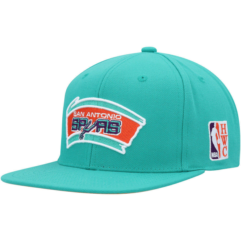 [HHSS5139-SASYYPPPTEAL] MENS NBA SAN ANTONIO SPURS DESERT GREEN SNAPBACK
