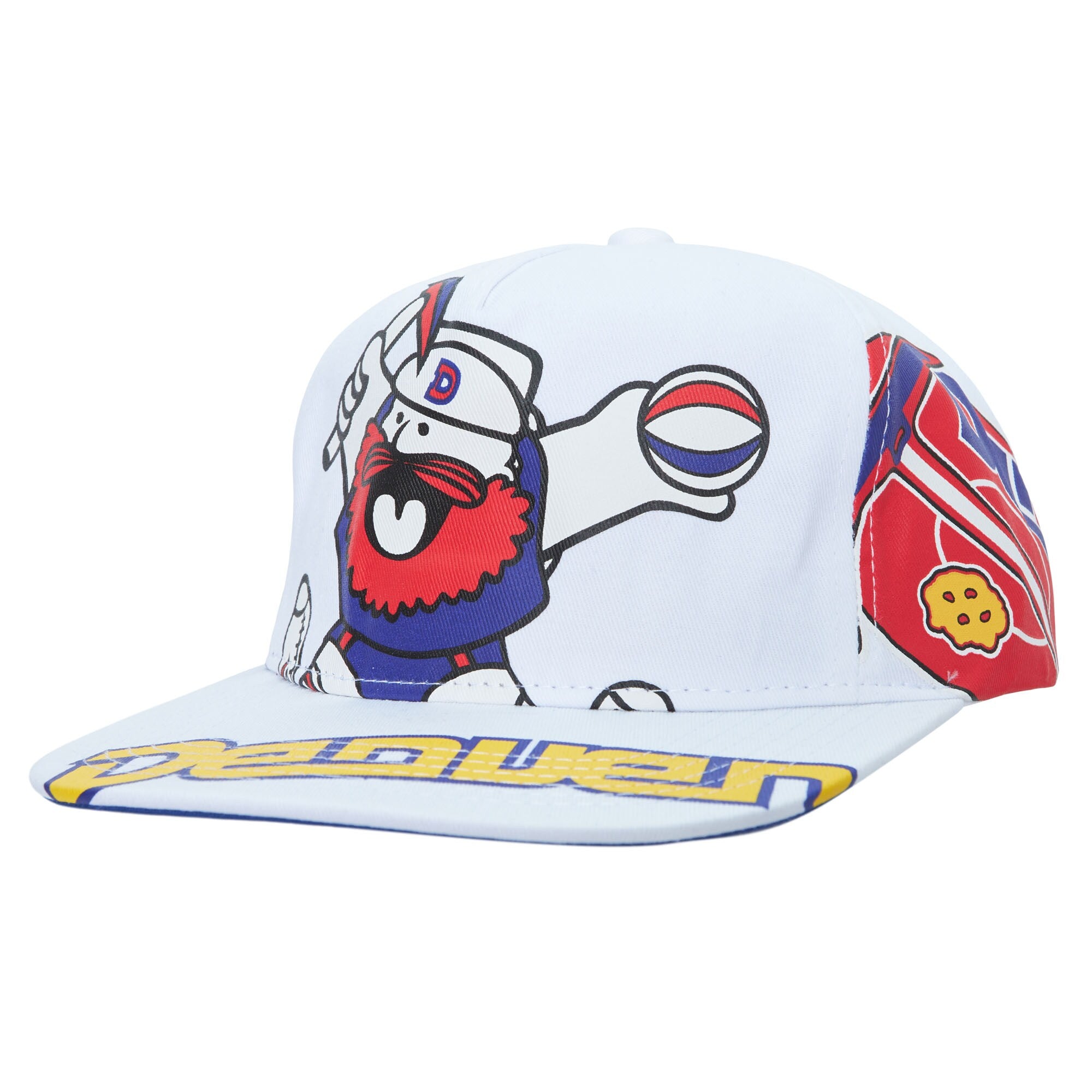 MENS MITCHELL & NESS NBA IN YOUR FACE DEADSTOCK HWC NUGGETS - WHITE