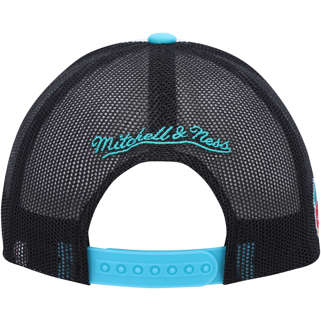 Mens MITCHELL & NESS NBA PARTY TIME TRUCKER SNAPBACK HWC SPURS
