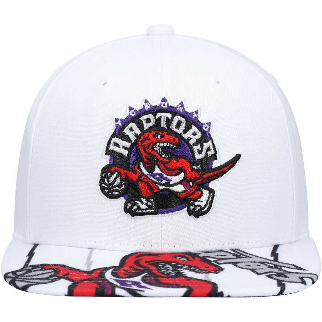 MENS MITCHELL & NESS NBA SWINGMAN POP SNAPBACK HWC RAPTORS - WHITE
