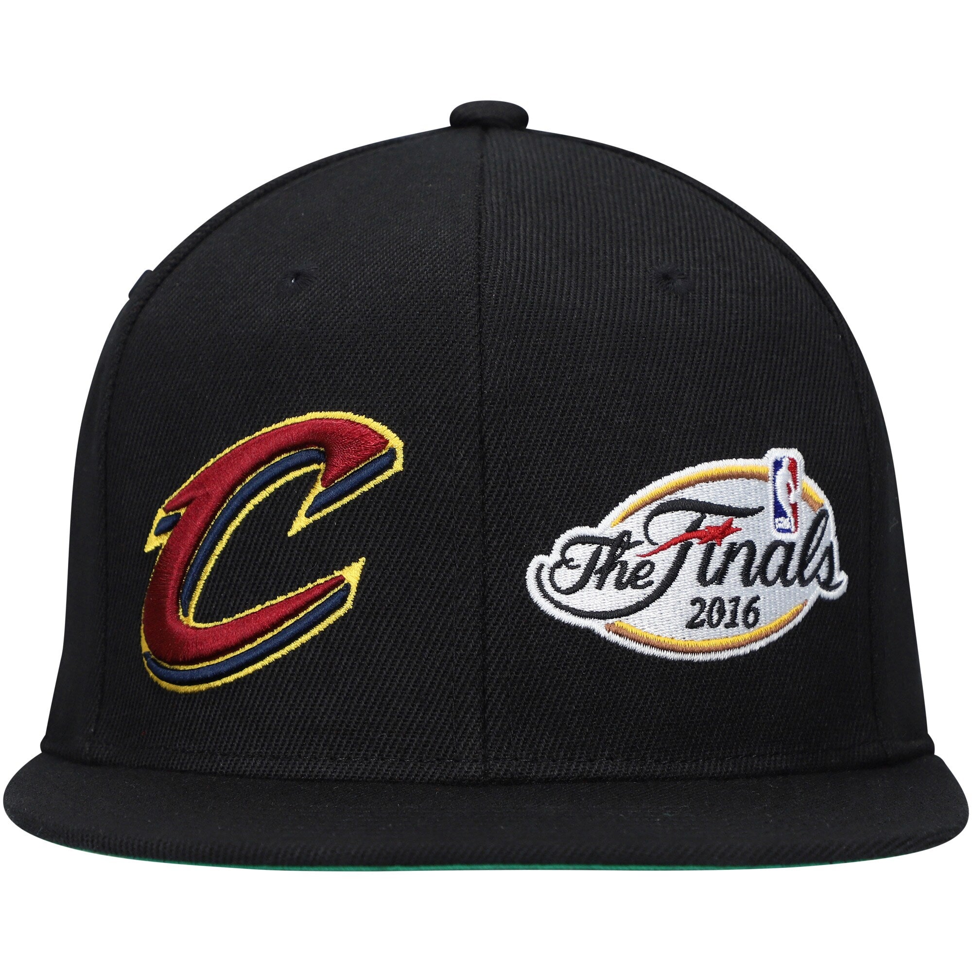 MENS MITCHELL & NESS NBA DUAL WHAMMY SNAPBACK CAVALIERS - BLACK