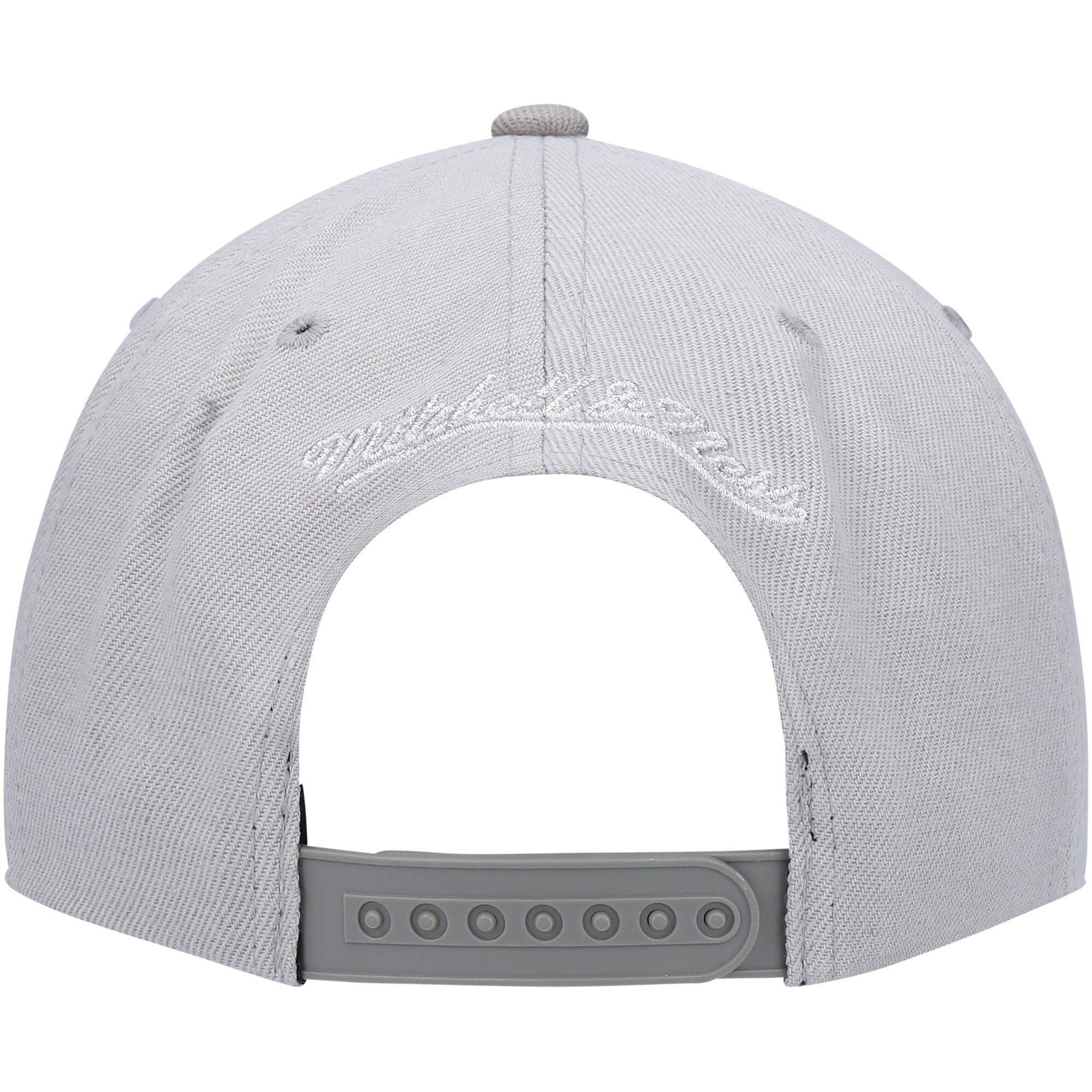 MENS MITCHELL & NESS NBA METALLIC GRAY SNAPBACK SUNS - GREY