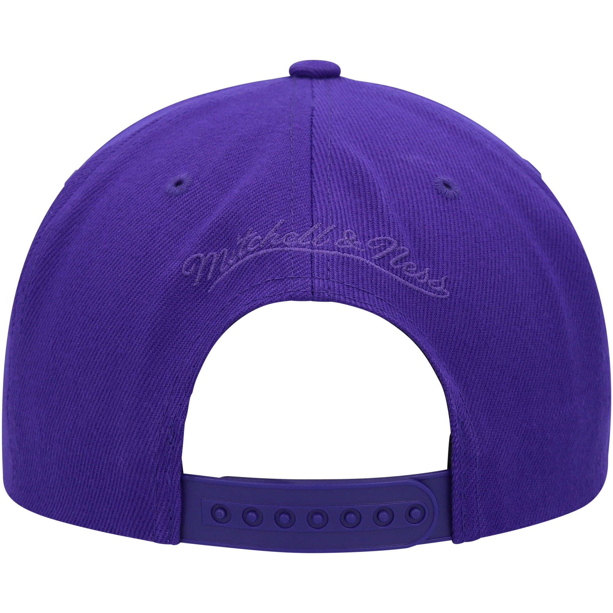 MENS MITCHELL & NESS NBA DUAL WHAMMY SNAPBACK HWC LAKERS - PURPLE