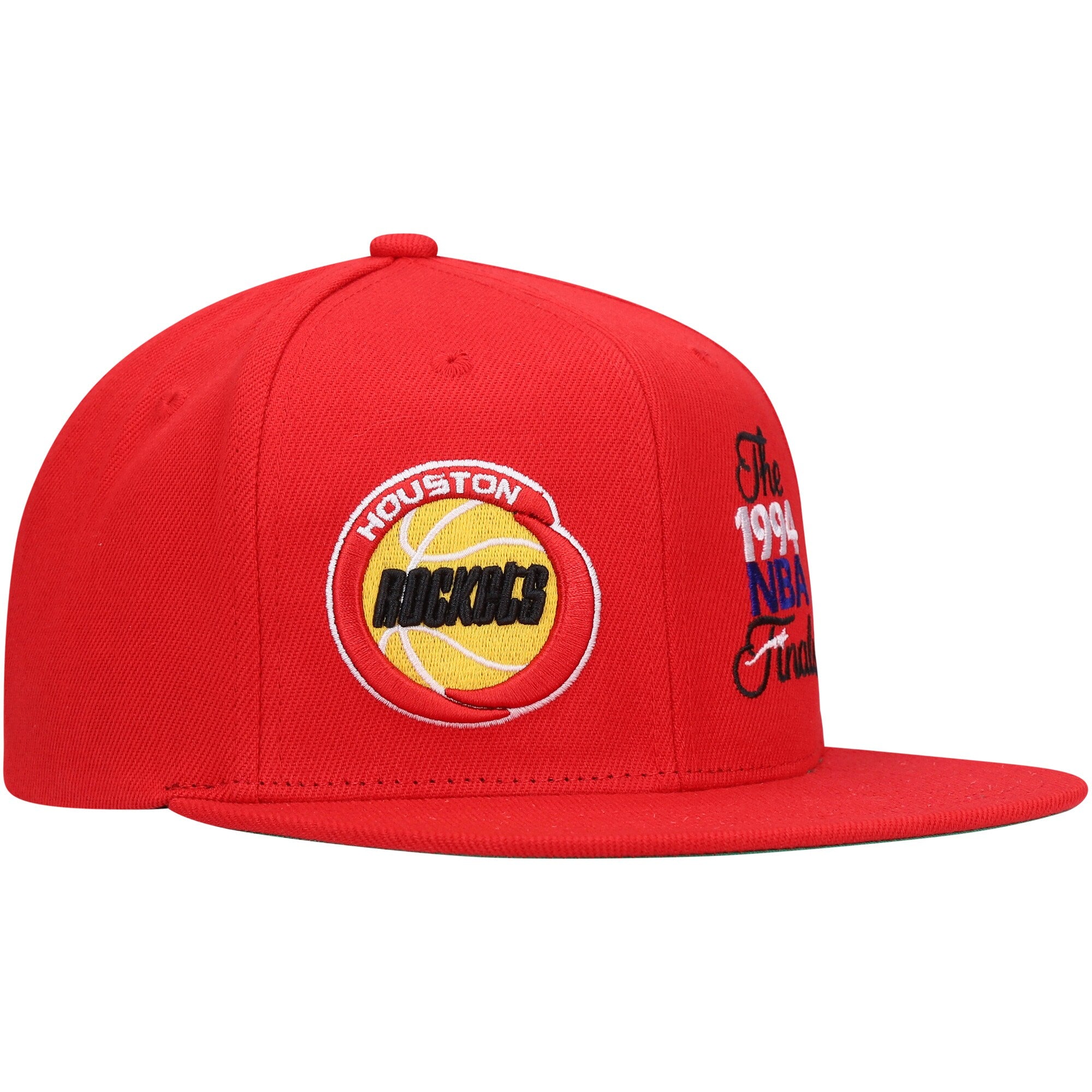 MENS MITCHELL & NESS NBA DUAL WHAMMY SNAPBACK HWC ROCKETS