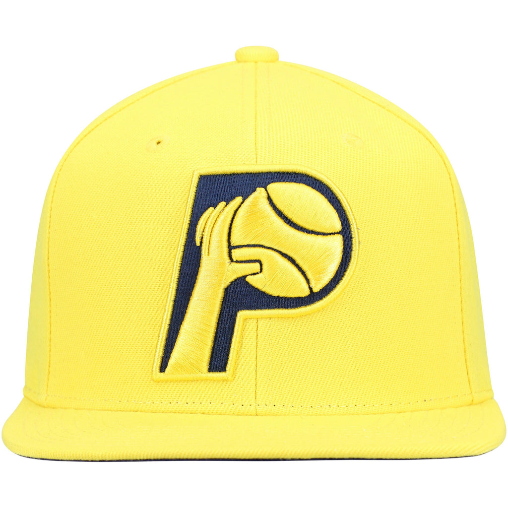 Mens MITCHELL & NESS NBA TWO TONAL SNAPBACK HWC PACERS