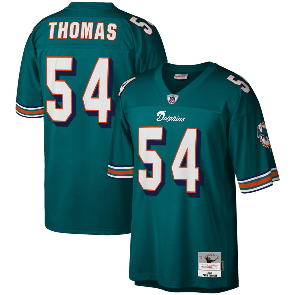 Mens Mitchell & Ness NFL LEGACY JERSEY DOLPHINS 2006 ZACH THOMAS