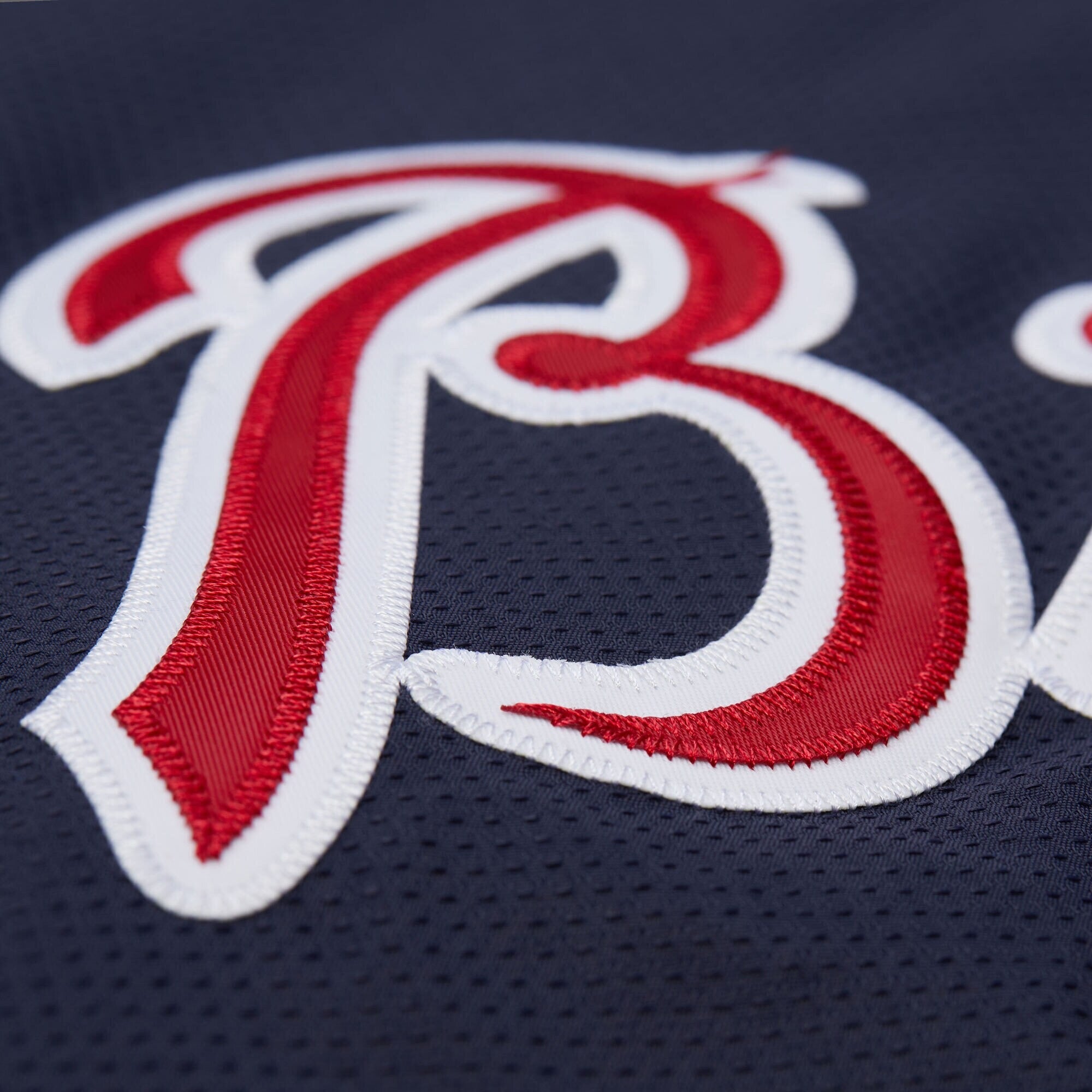 MENS MITCHELL & NESS MLB NAVY JACKET BRAVES 2005