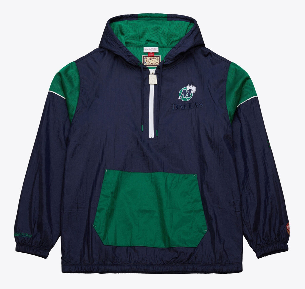 MENS MITCHELL & NESS NBA TEAM OG 3.0 ANORAK VINTAGE LOGO MAVERICKS