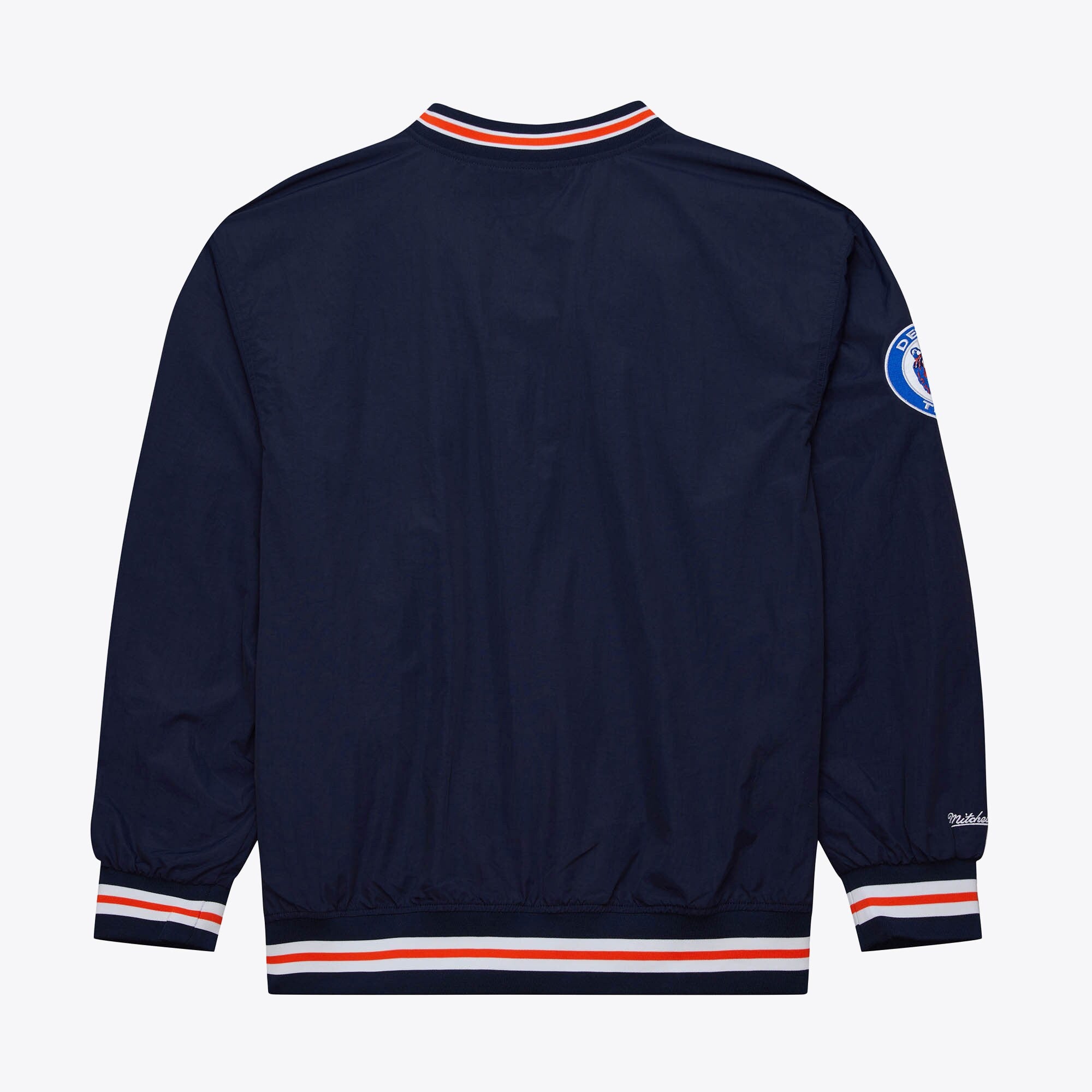 Mens Mitchell & Ness MLB CLASSIC NYLON PULLOVER VINTAGE LOGO TIGERS