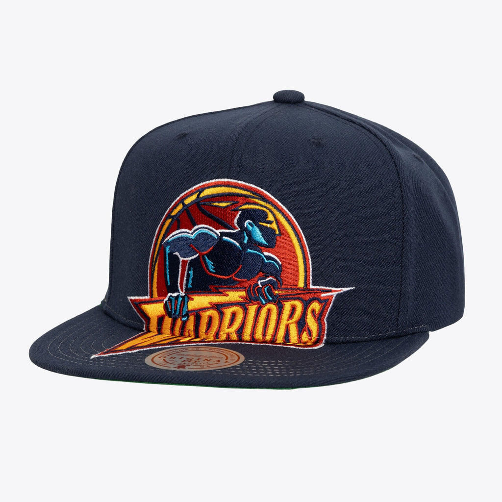 Mens Mitchell & Ness NBA XL LOGO SNAPBACK HWC WARRIORS
