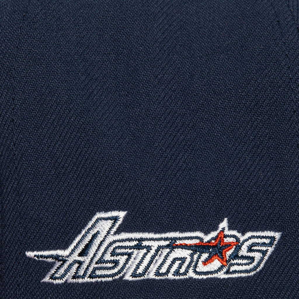 Mens Mitchell & Ness MLB BASES LOADED FITTED COOP ASTROS