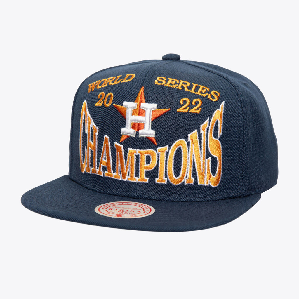 MENS MITCHELL & NESS MLB BIG CHAMP SNAPBACK ASTROS