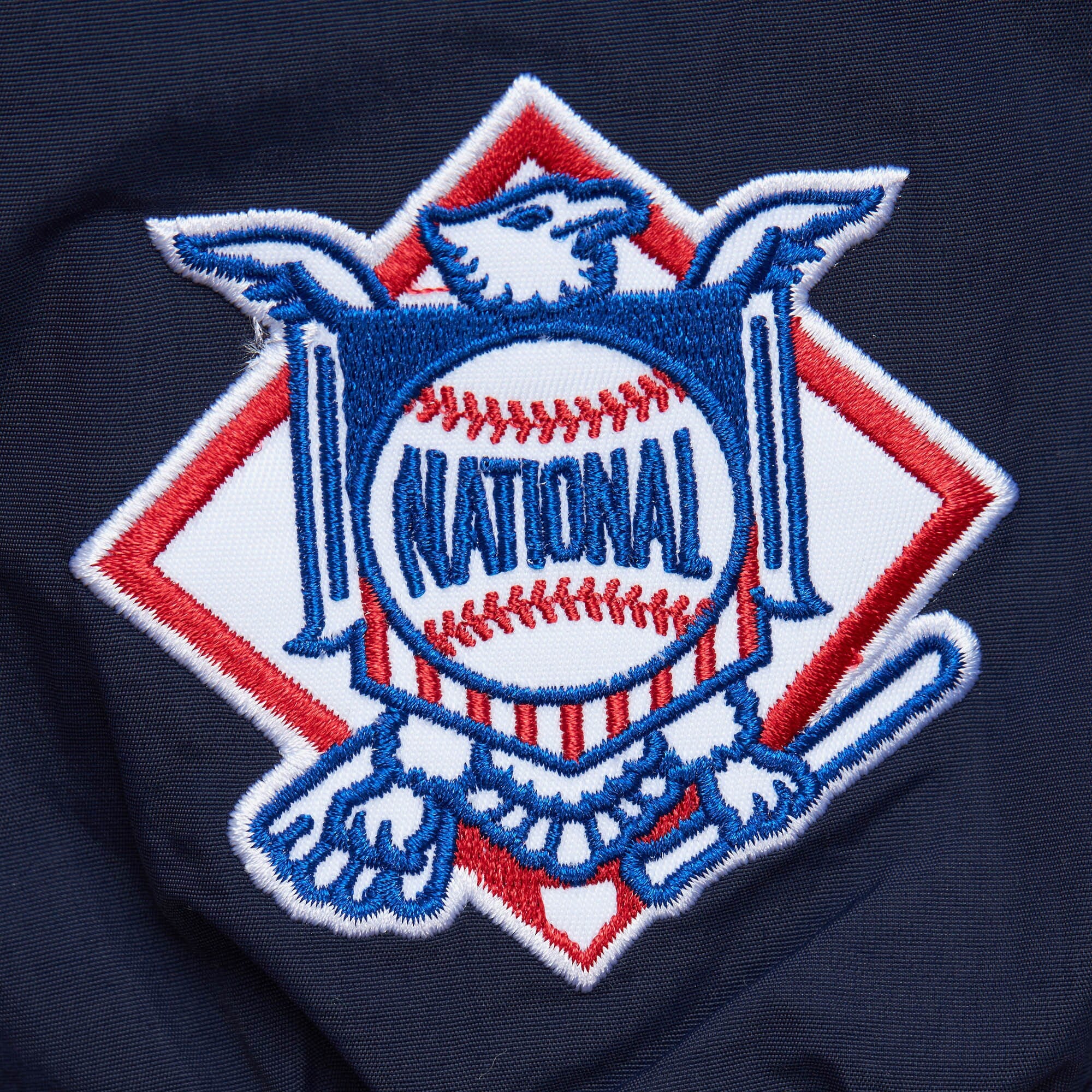 Mens Mitchell & Ness MLB CLASSIC NYLON PULLOVER VINTAGE LOGO ASTROS