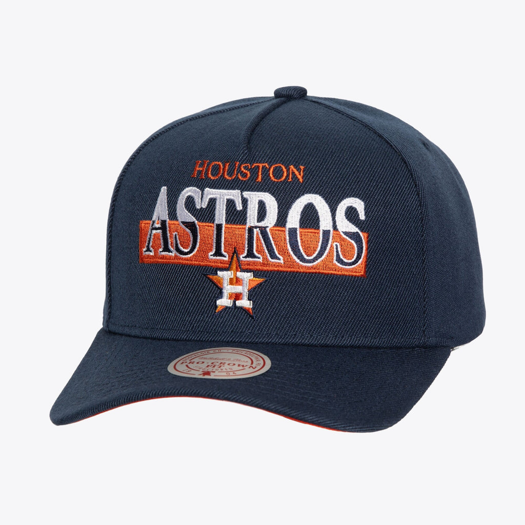 MENS MITCHELL & NESS MLB PANOREC PRO SNAPBACK ASTROS