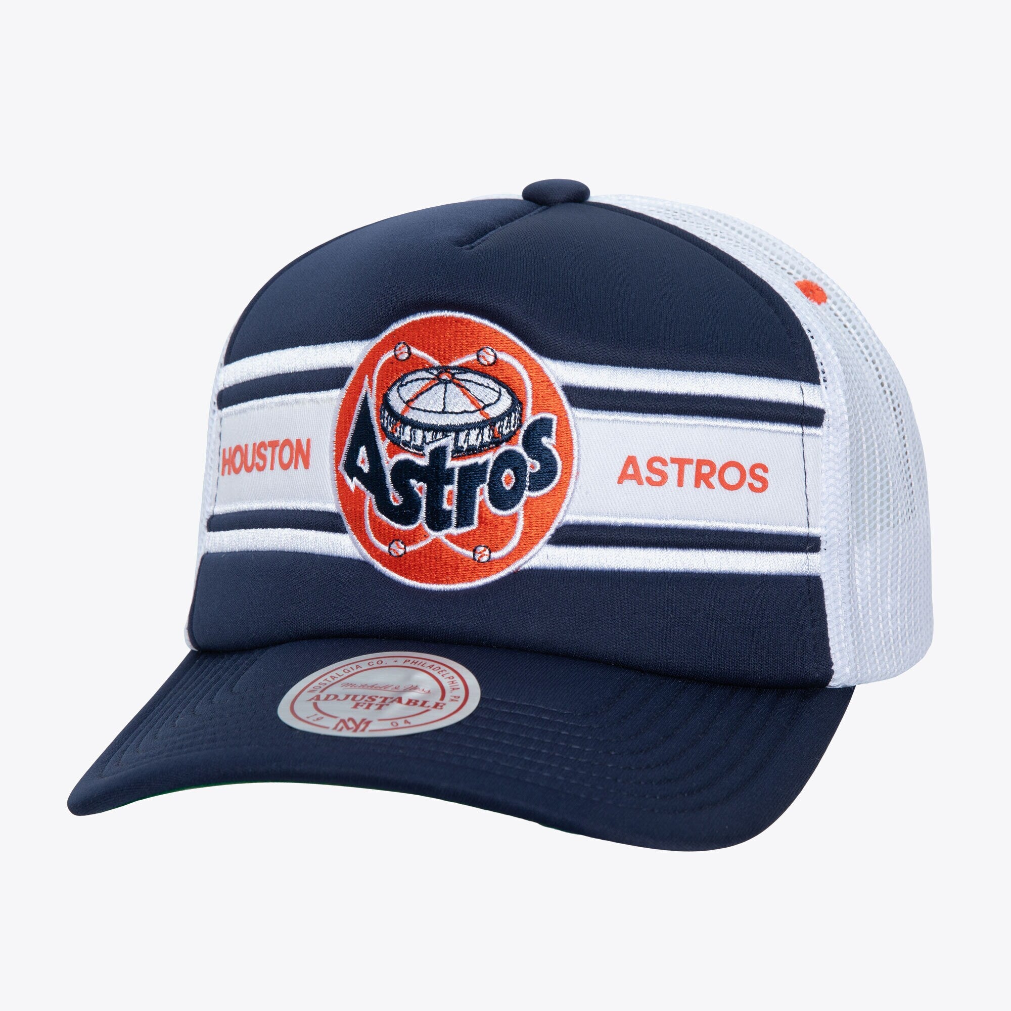Mens Mitchell & Ness MLB SIDELINE TRUCKER COOP ASTROS