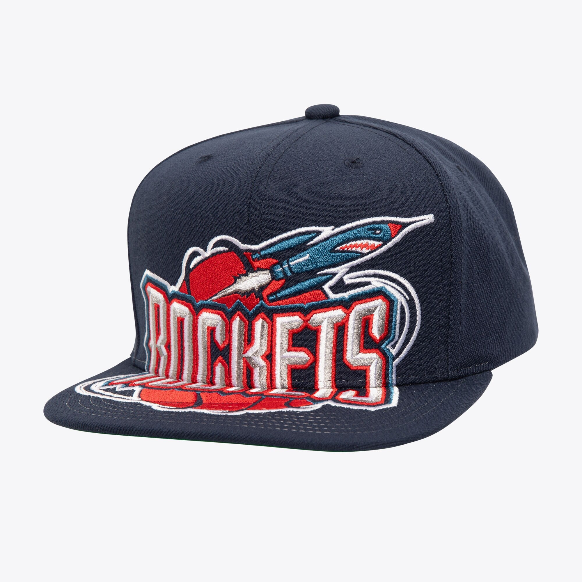 Mens Mitchell & Ness NBA XL LOGO SNAPBACK HWC ROCKETS
