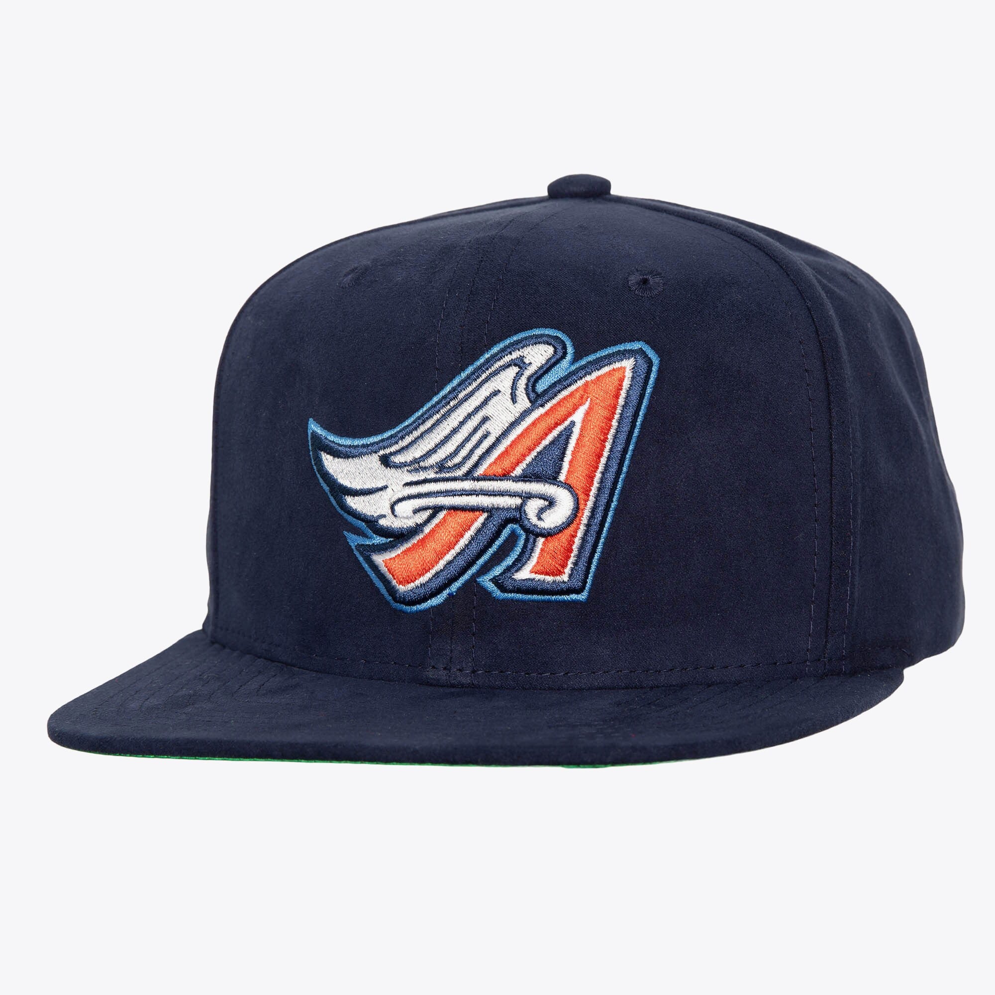 Mens Mitchell & Ness MLB SWEET SUEDE SNAPBACK COOP ANGELS